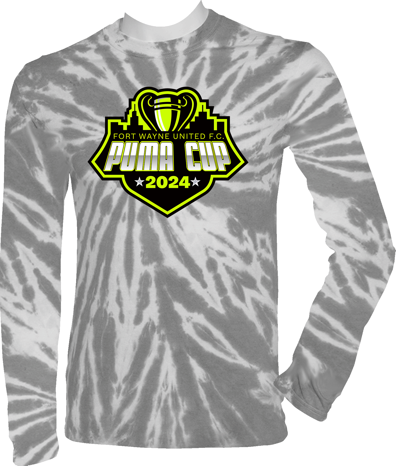 Tie-Dye Long Sleeves - 2024 Fort Wayne United Puma Cup