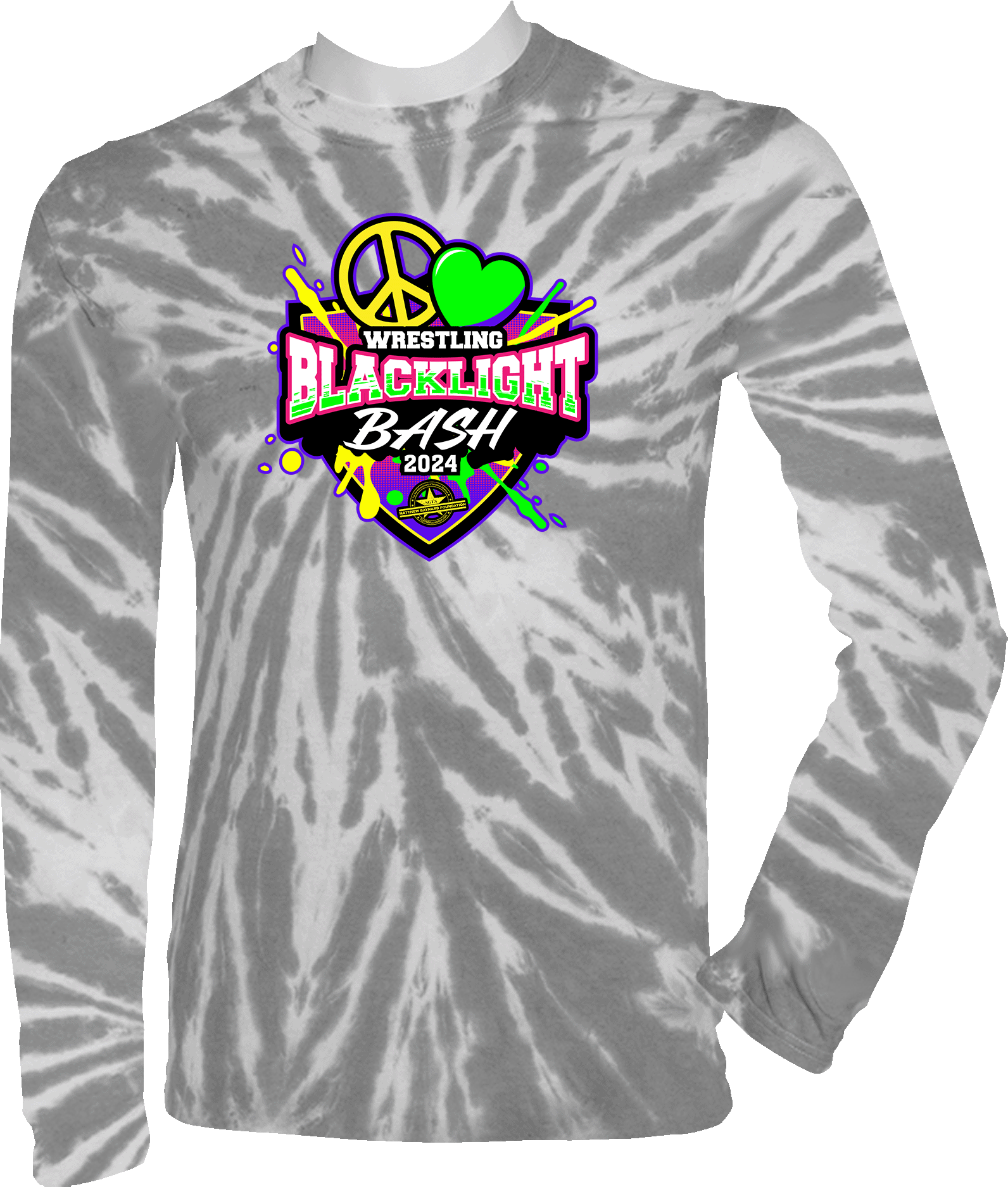 Tie-Dye Long Sleeves - 2024 Blacklight Spring Fling