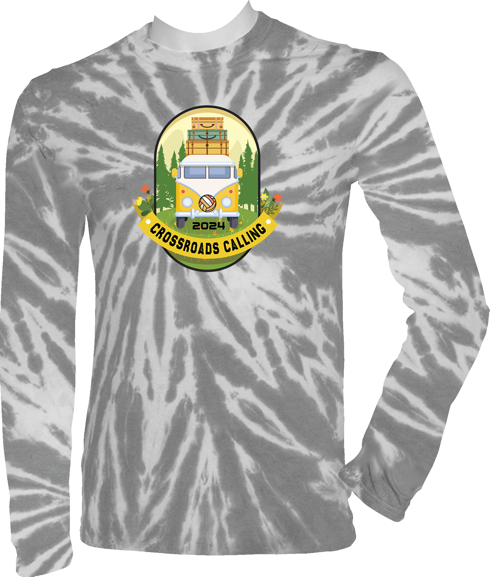 Tie-Dye Long Sleeves - 2024 Crossroads Calling