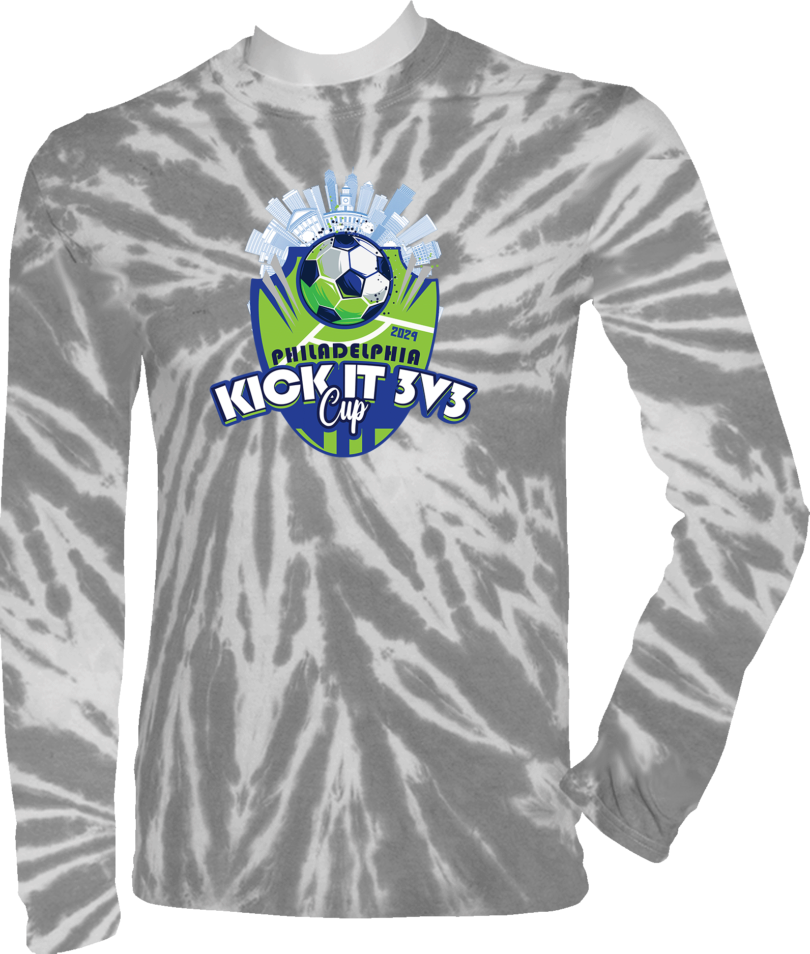 Tie-Dye Long Sleeves - 2024 Kick It 3v3 West-Mont United