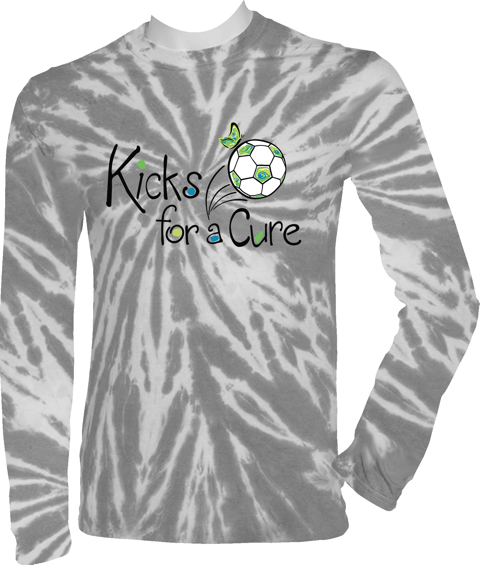 Tie-Dye Long Sleeves - 2024 Kicks For A Cure