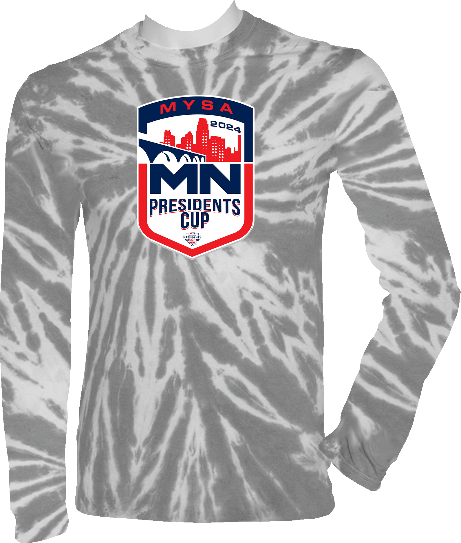 Tie-Dye Long Sleeves - 2024 MN USYS  Presidents Cup Finals