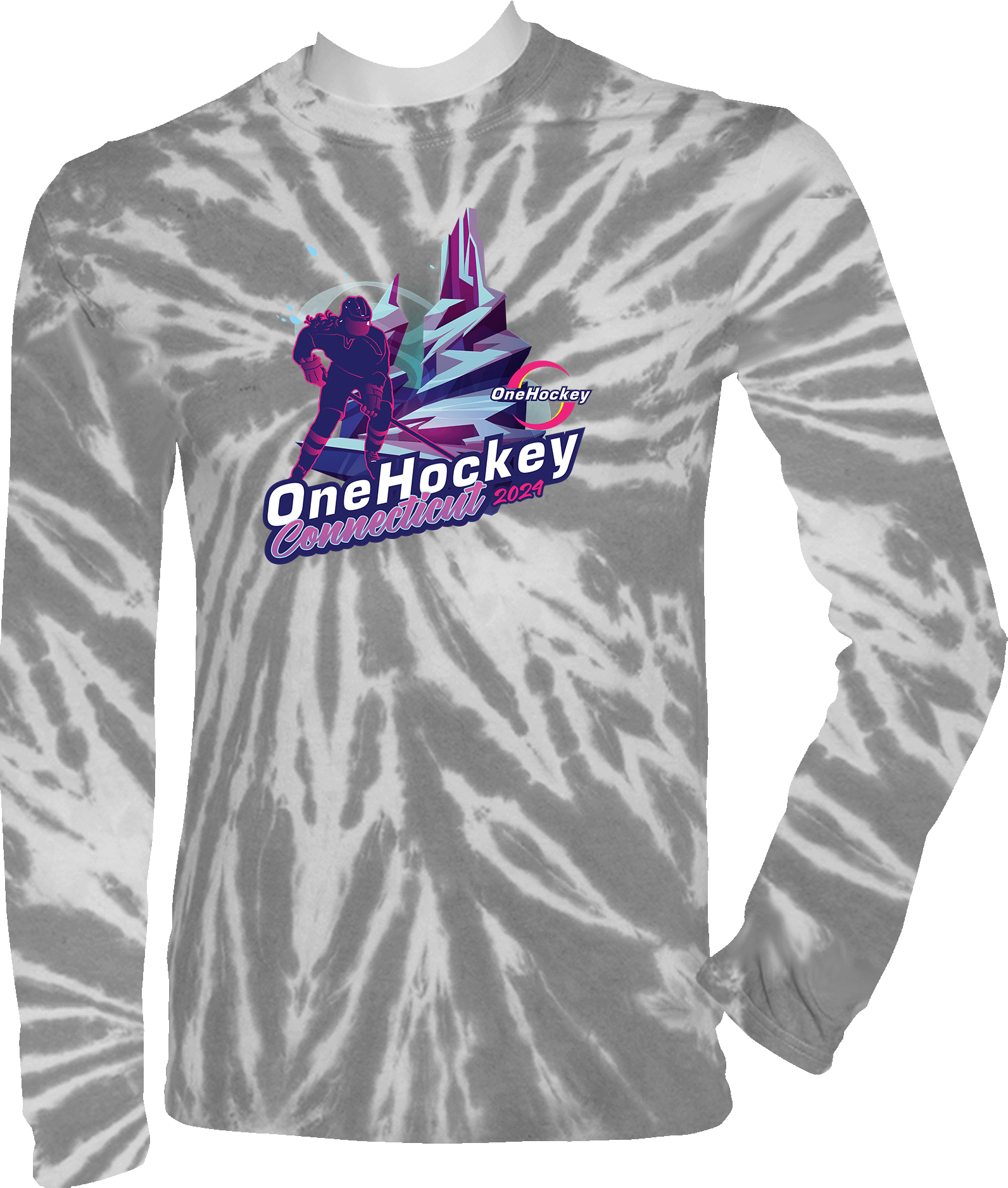 Tie-Dye Long Sleeves - 2024 OneHockey Connecticut October