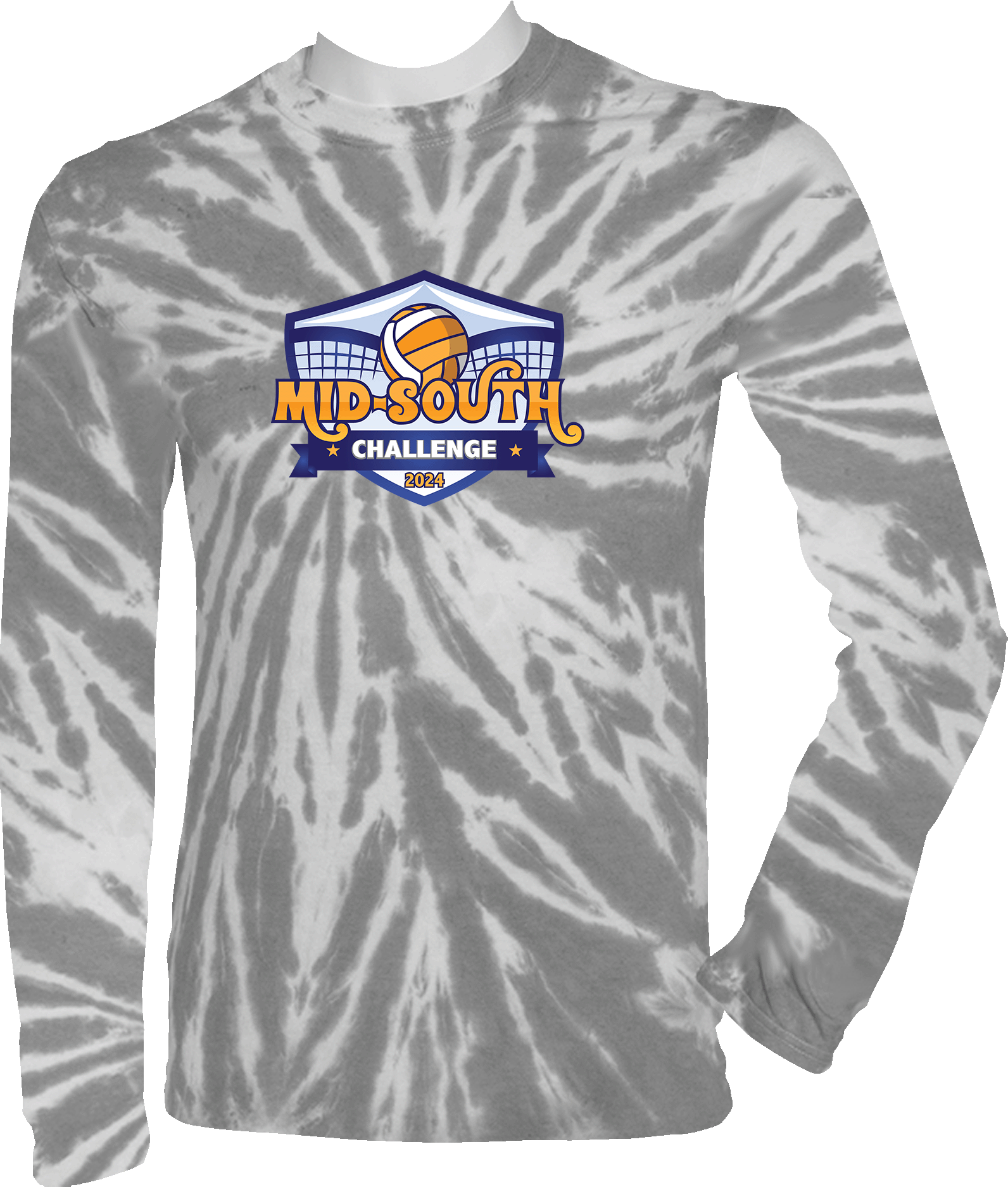 Tie-Dye Long Sleeves - 2024 Mid-South Challenge