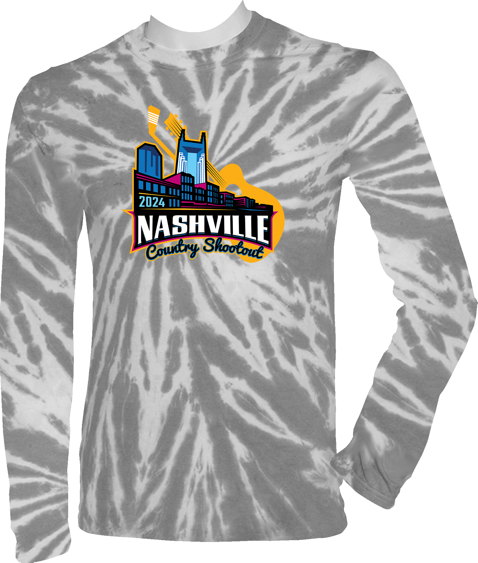 Tie-Dye Long Sleeves - 2024 Nashville Country Shootout