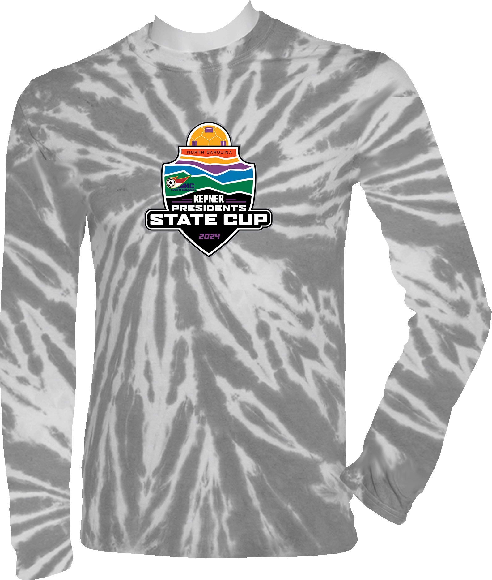 Tie-Dye Long Sleeves - 2024 USYS NC Presidents Cup Fall