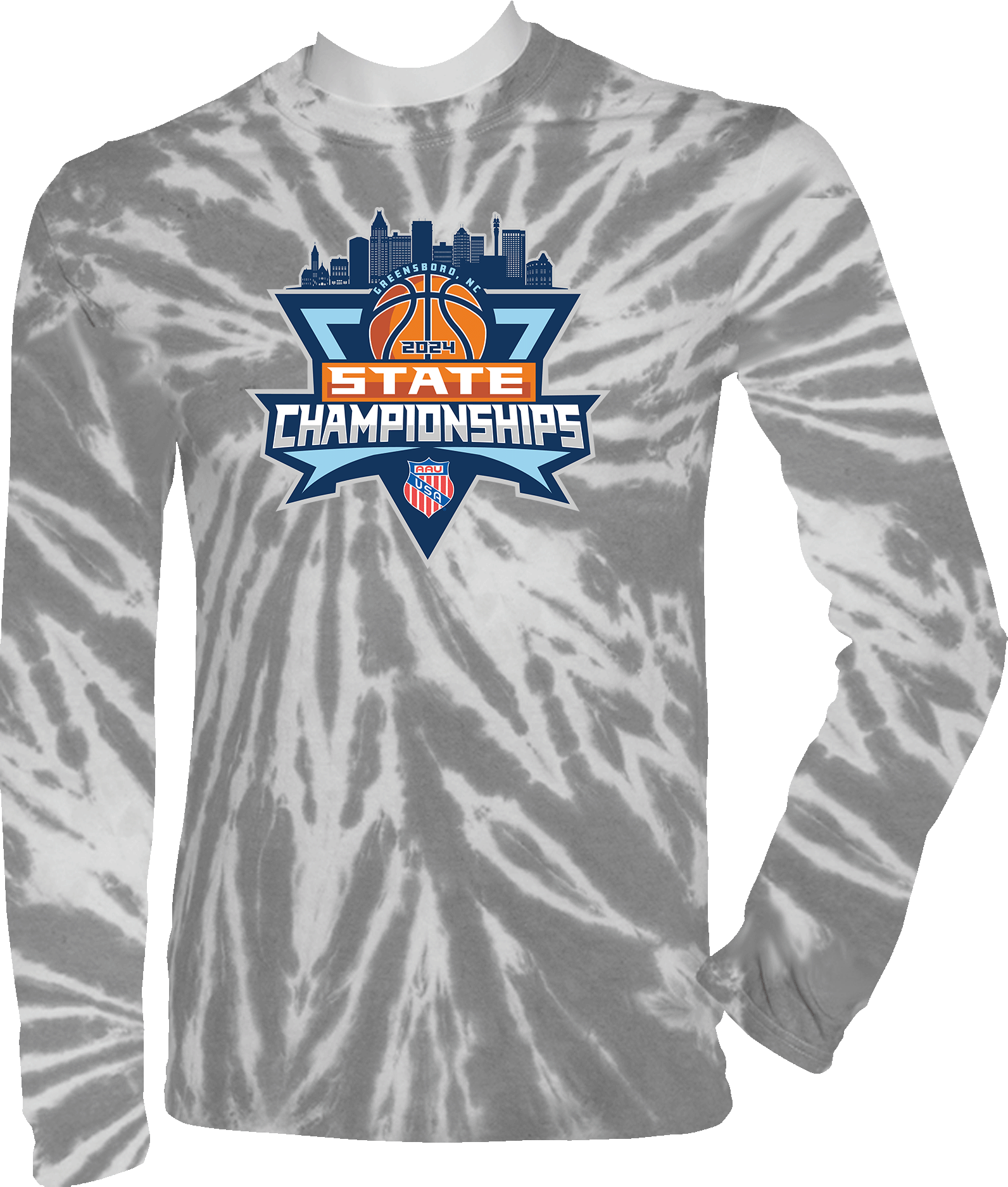 Tie-Dye Long Sleeves - 2024 AAU State Championships