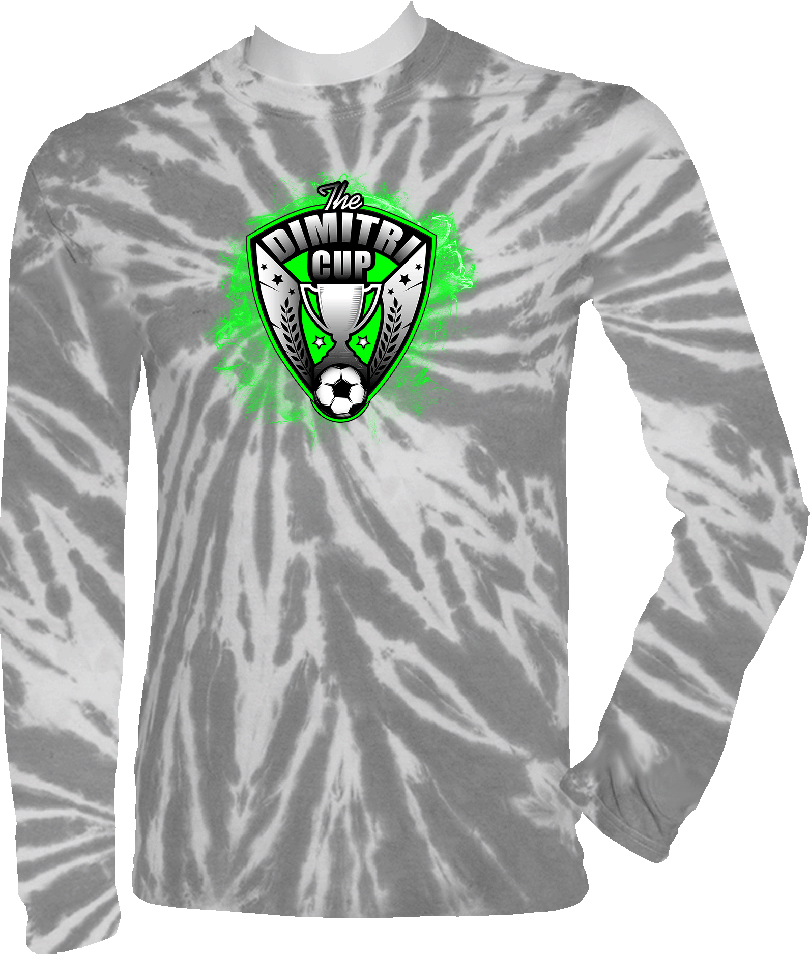 Tie-Dye Long Sleeves - 2025 The Dimitri Cup - Smoke