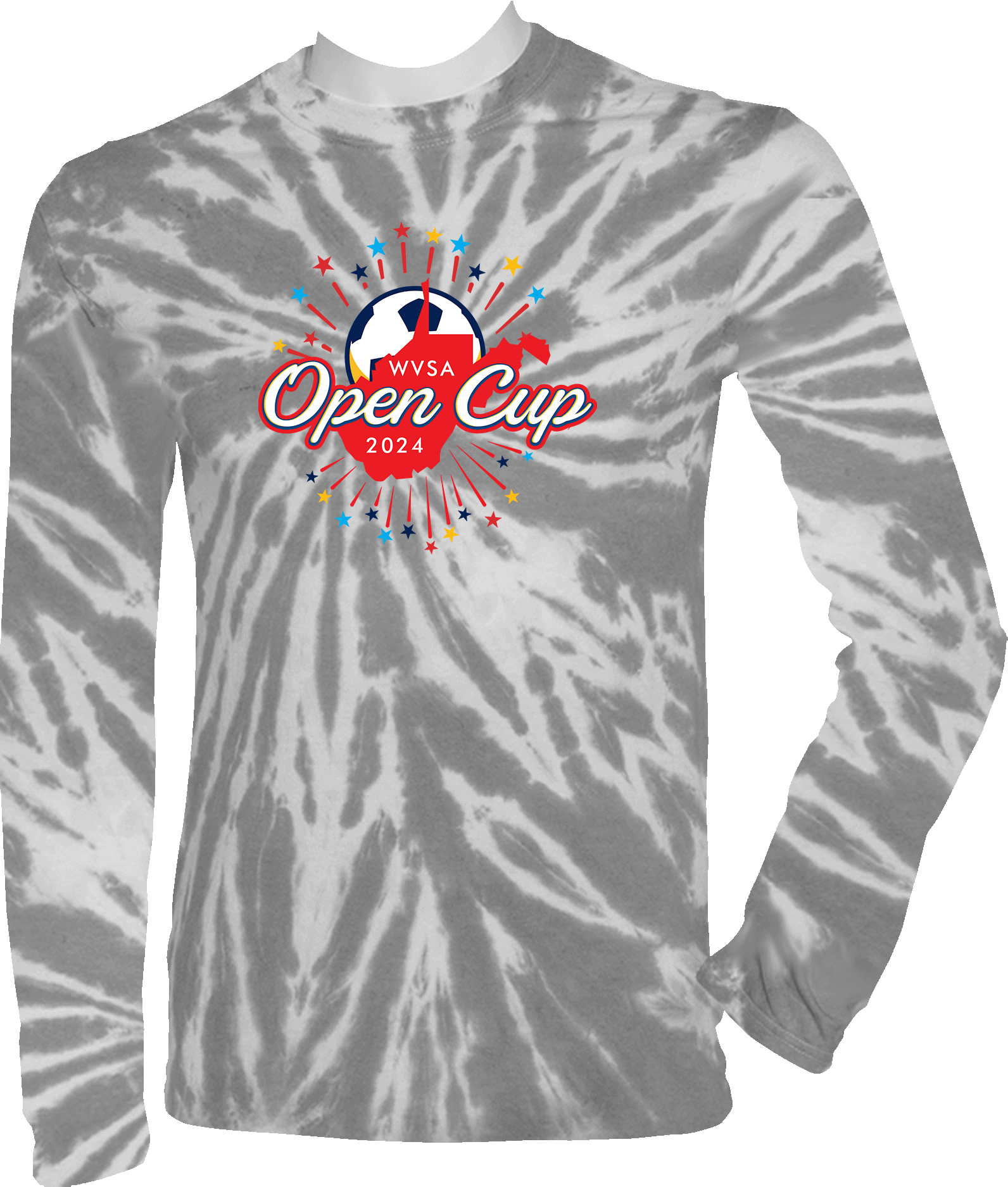 Tie-Dye Long Sleeves - 2024 WVSA Open Cup