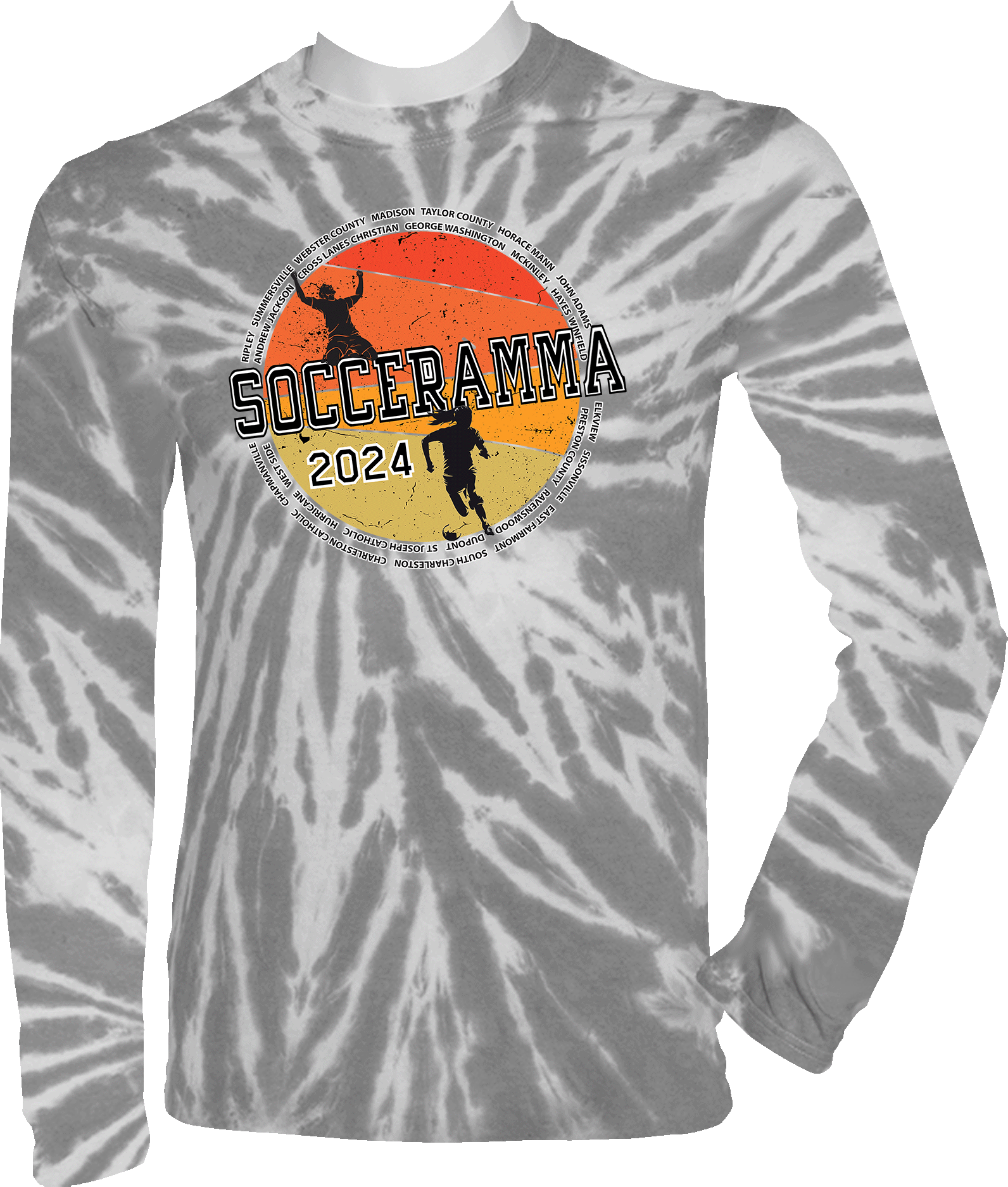 Tie-Dye Long Sleeves - 2024 Middle School Socceramma