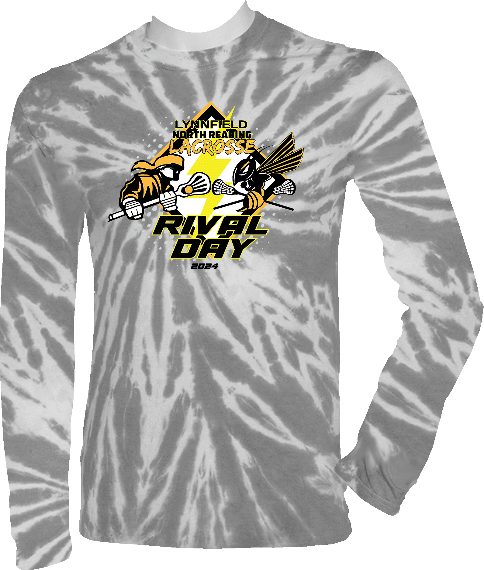 Tie-Dye Long Sleeves - 2024 Lynnfield Lax Rival Day