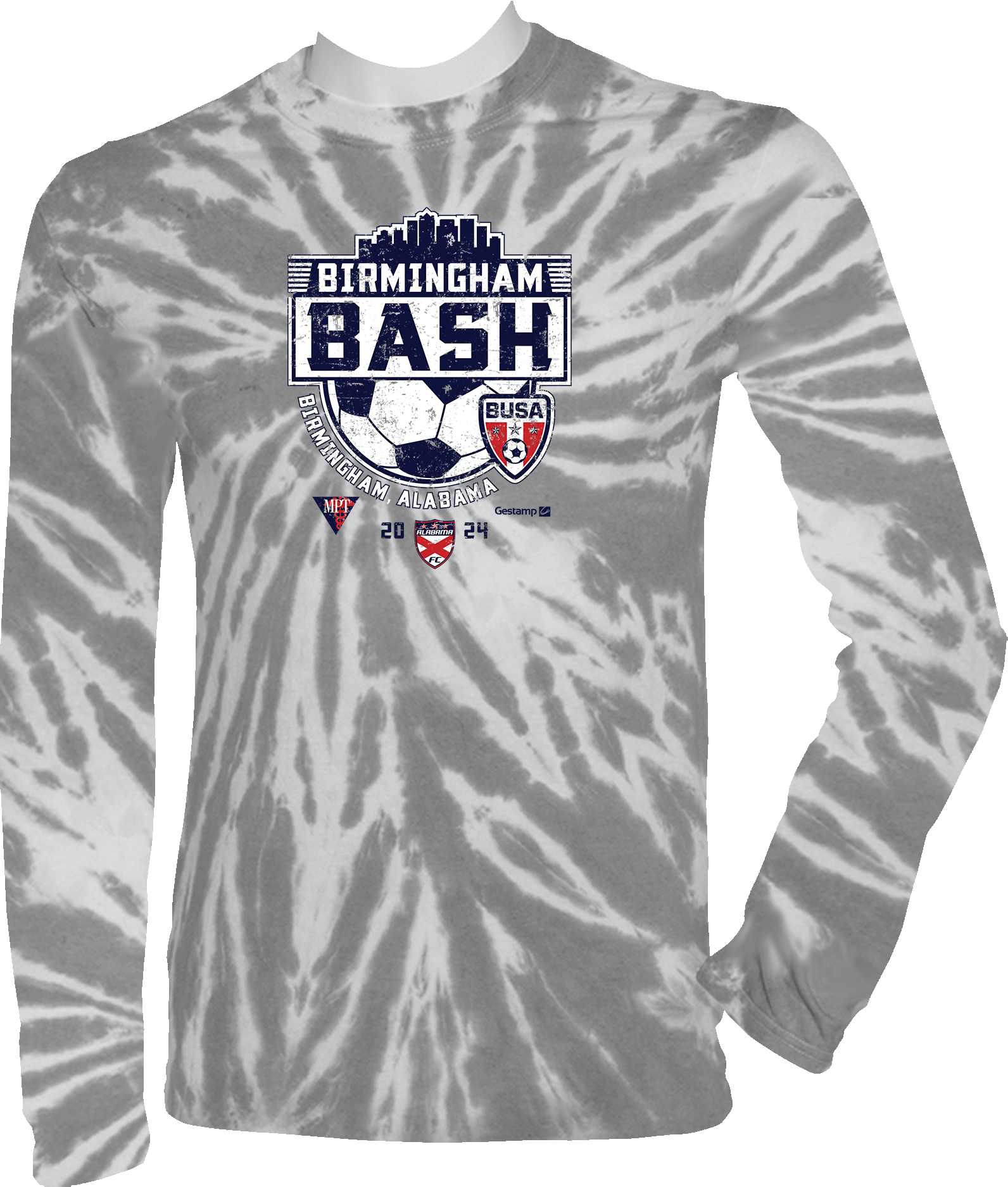 Tie-Dye Long Sleeves - 2024 Birmingham Bash