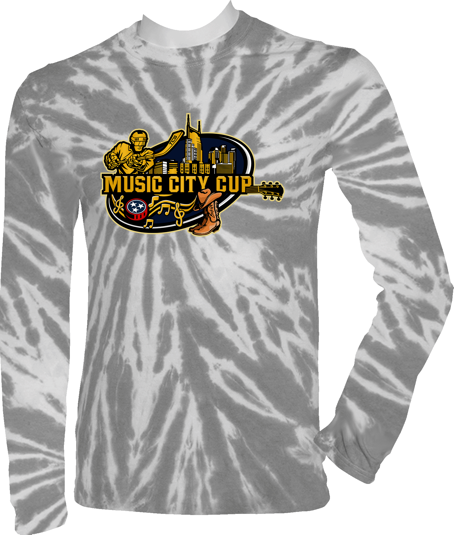 Tie-Dye Long Sleeves - 2024 Music City Cup