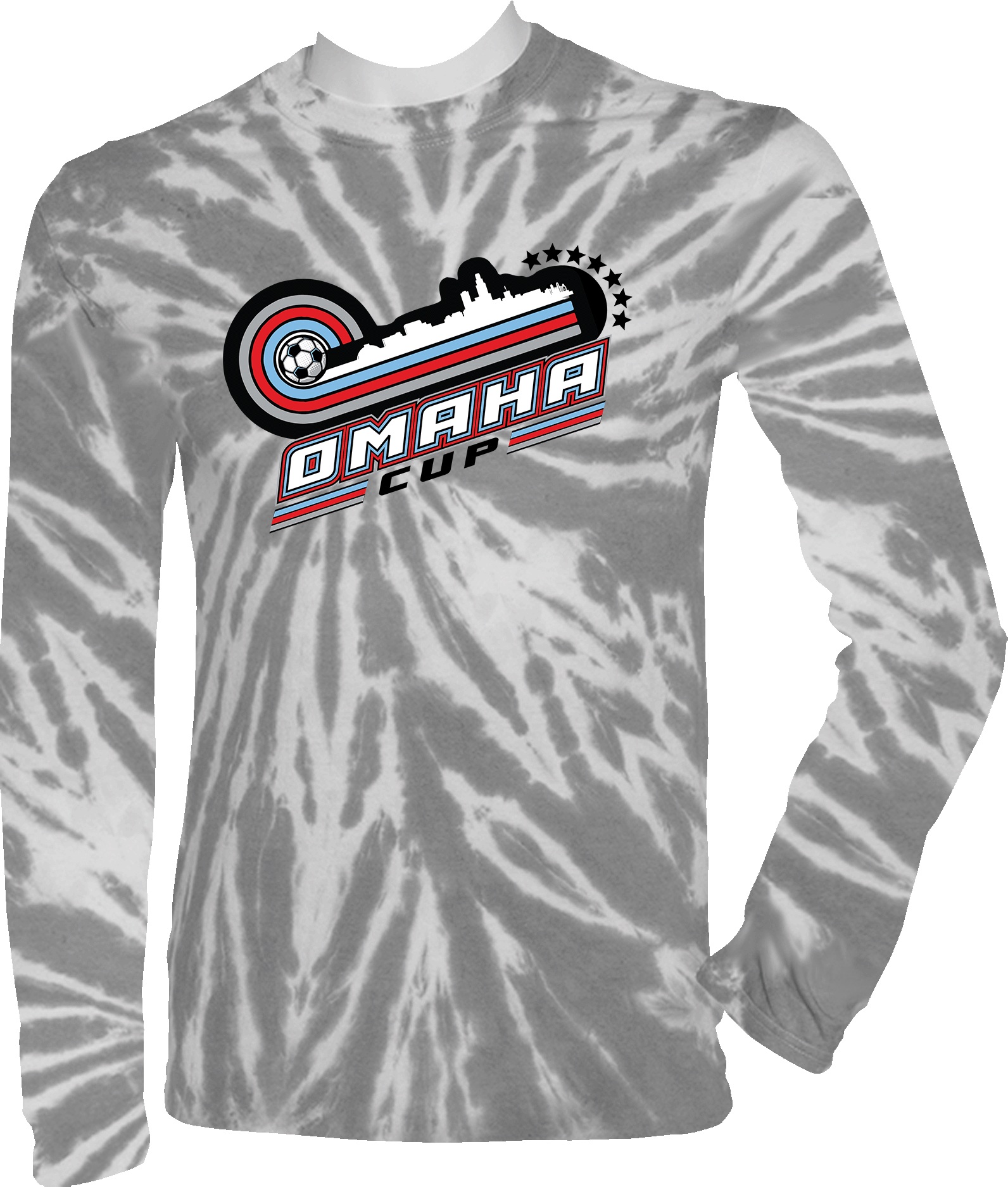 Tie-Dye Long Sleeves - 2024 Omaha Cup