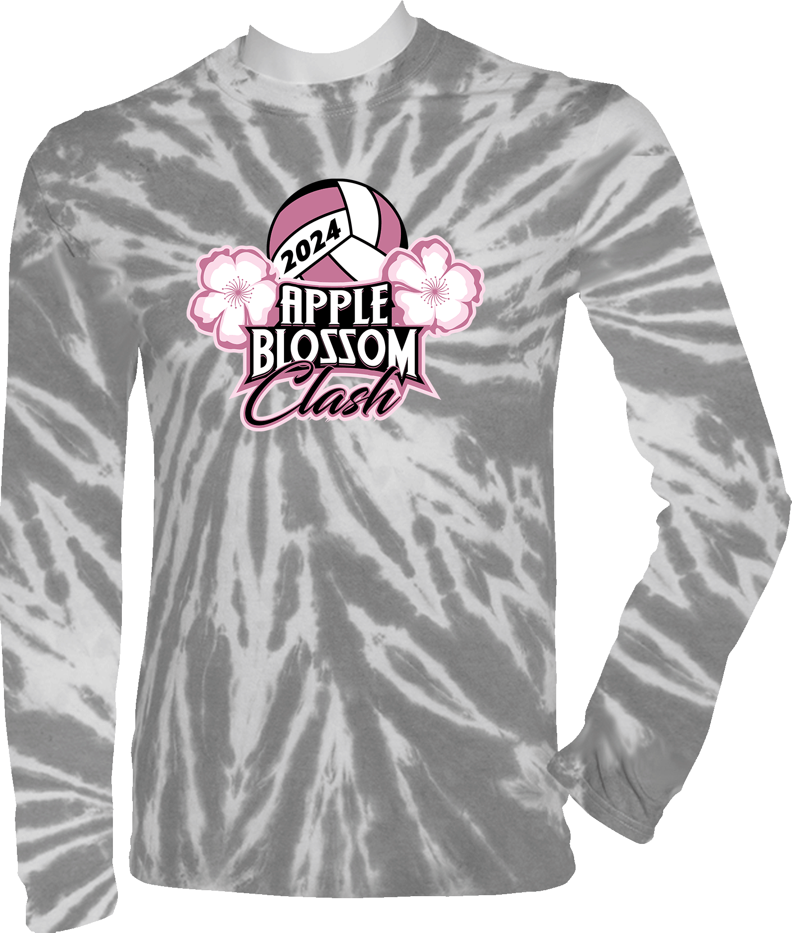 Tie-Dye Long Sleeves - 2024 Apple Blossom Clash