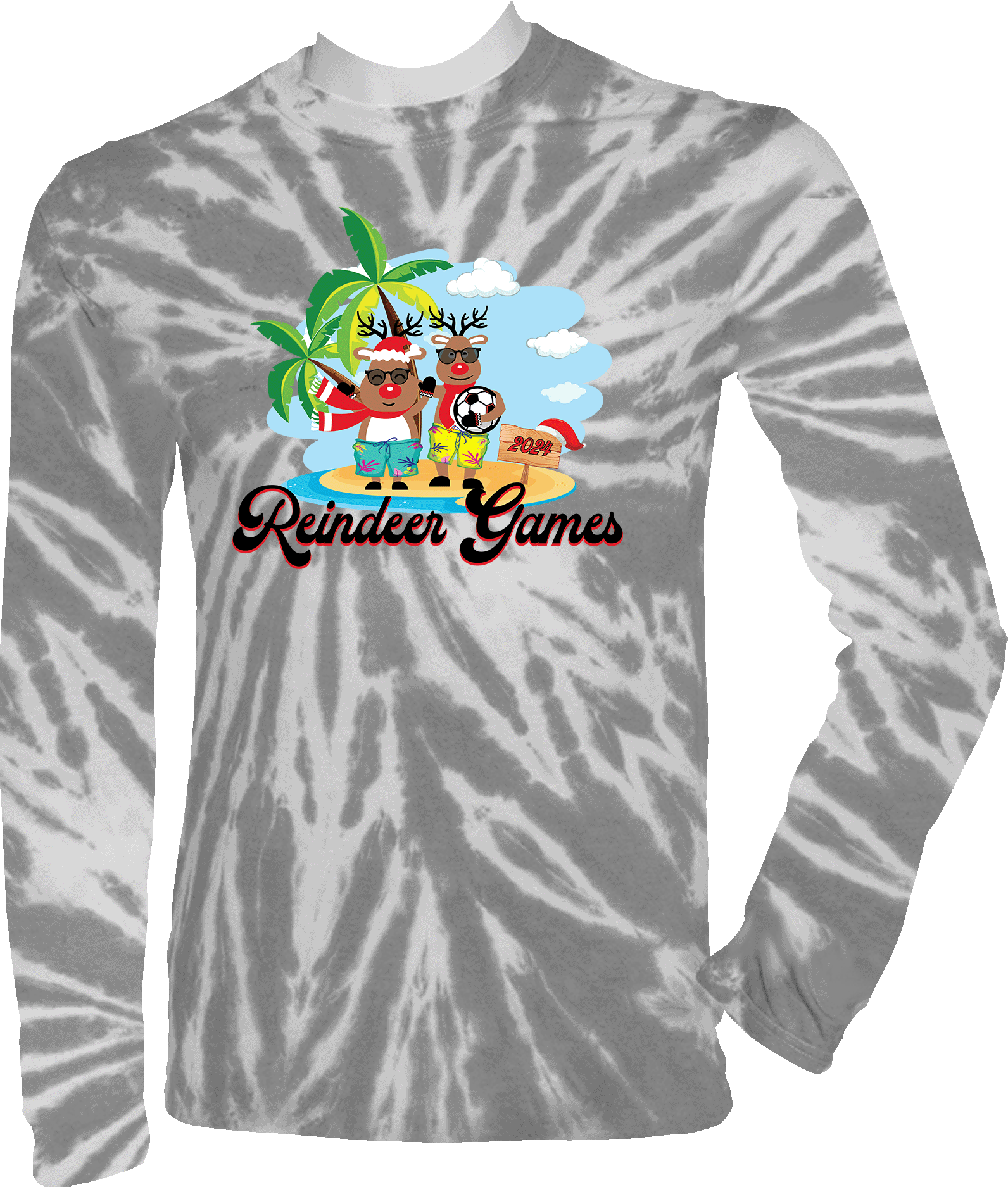 Tie-Dye Long Sleeves - 2024 Reindeer Games (July)