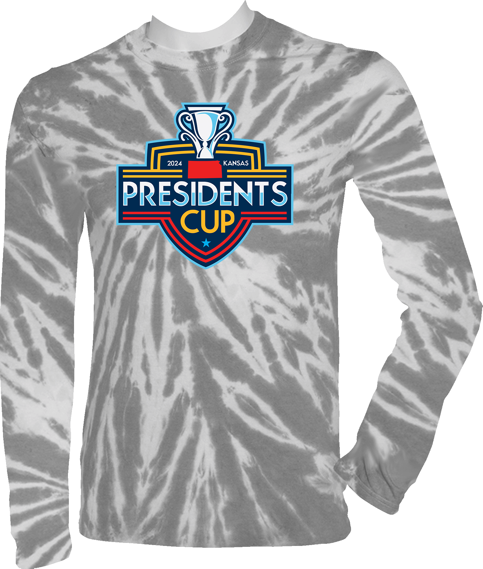 Tie-Dye Long Sleeves - 2024 USYS KS Presidents Cup