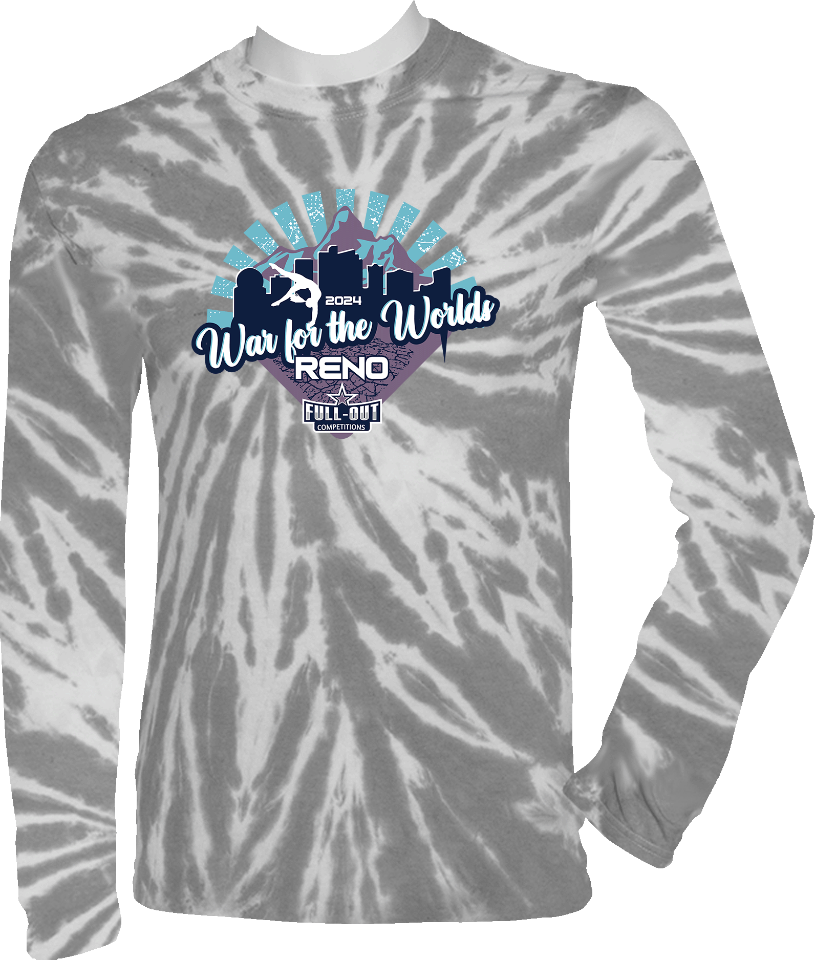 Tie-Dye Long Sleeves - 2024 War For The Worlds Reno