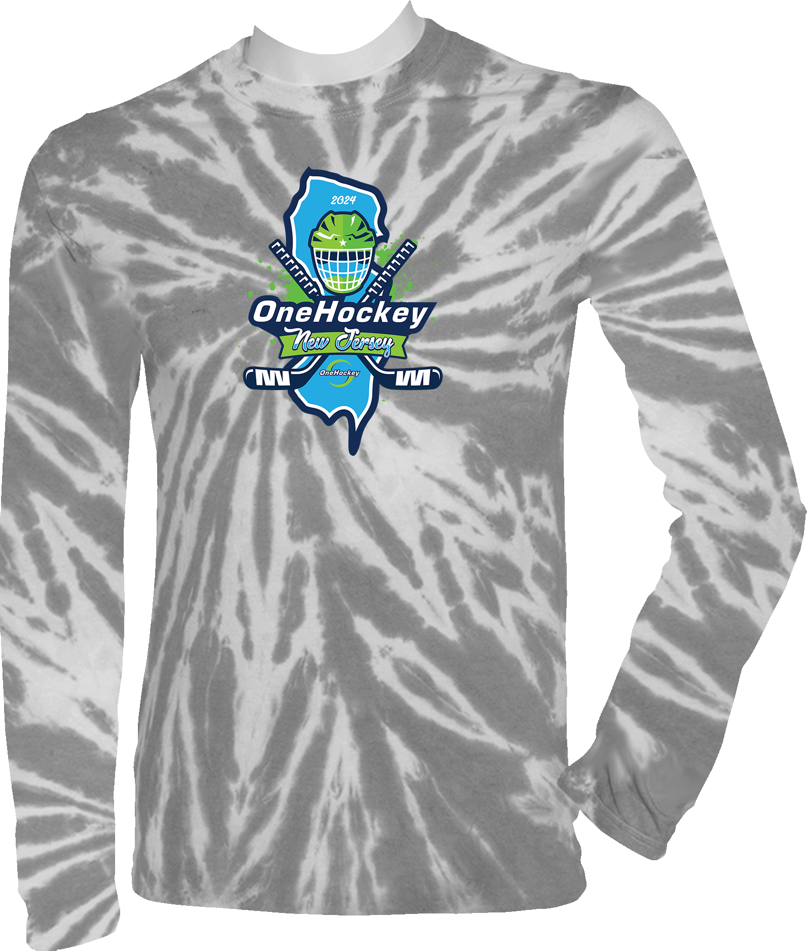 Tie-Dye Long Sleeves - 2024 OneHockey NJ March