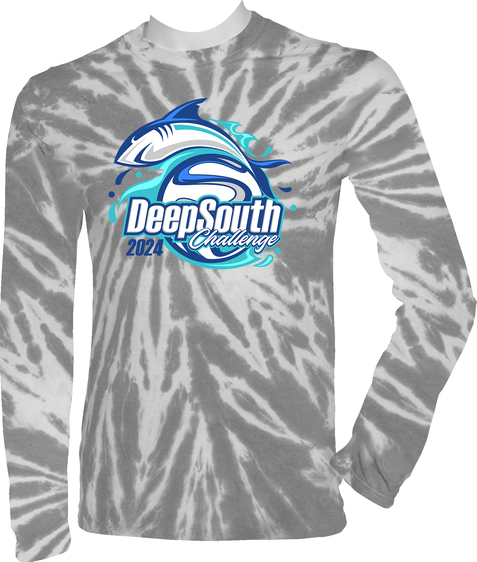 Tie-Dye Long Sleeves - 2024 Deep South Challenge