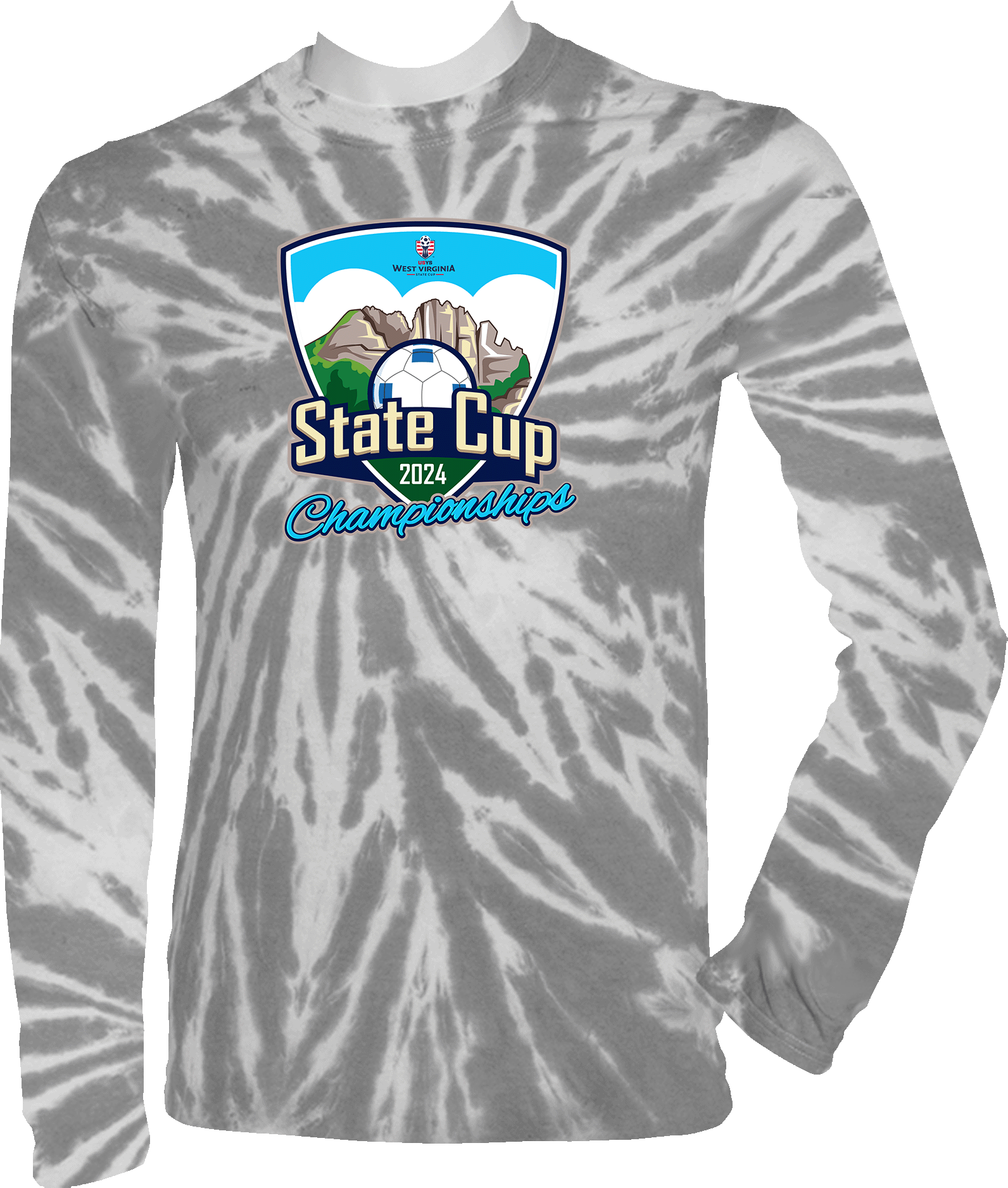 Tie-Dye Long Sleeves - 2024 USYS WV State Cup