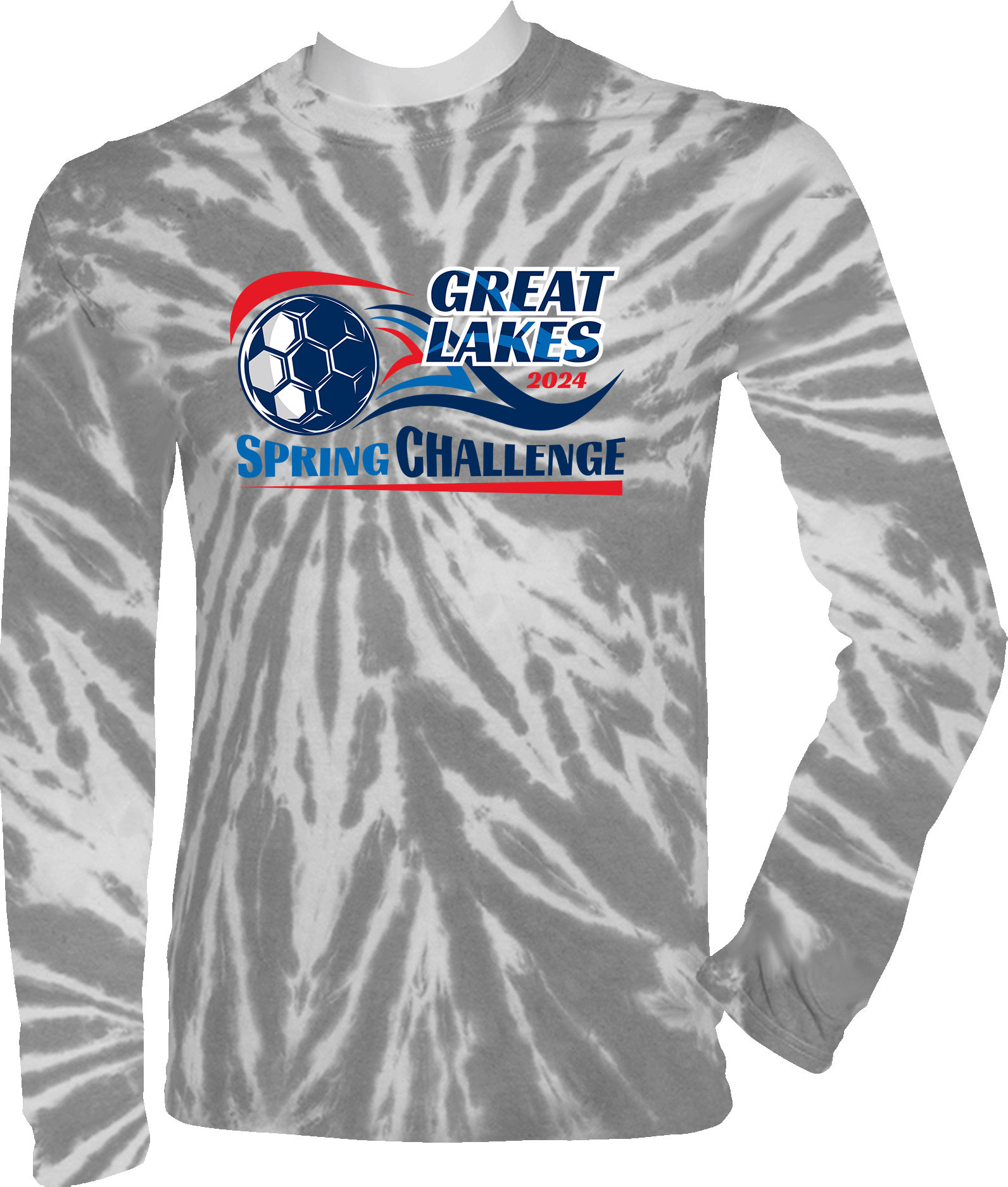 Tie-Dye Long Sleeves - 2024 Great Lakes Spring Challenge