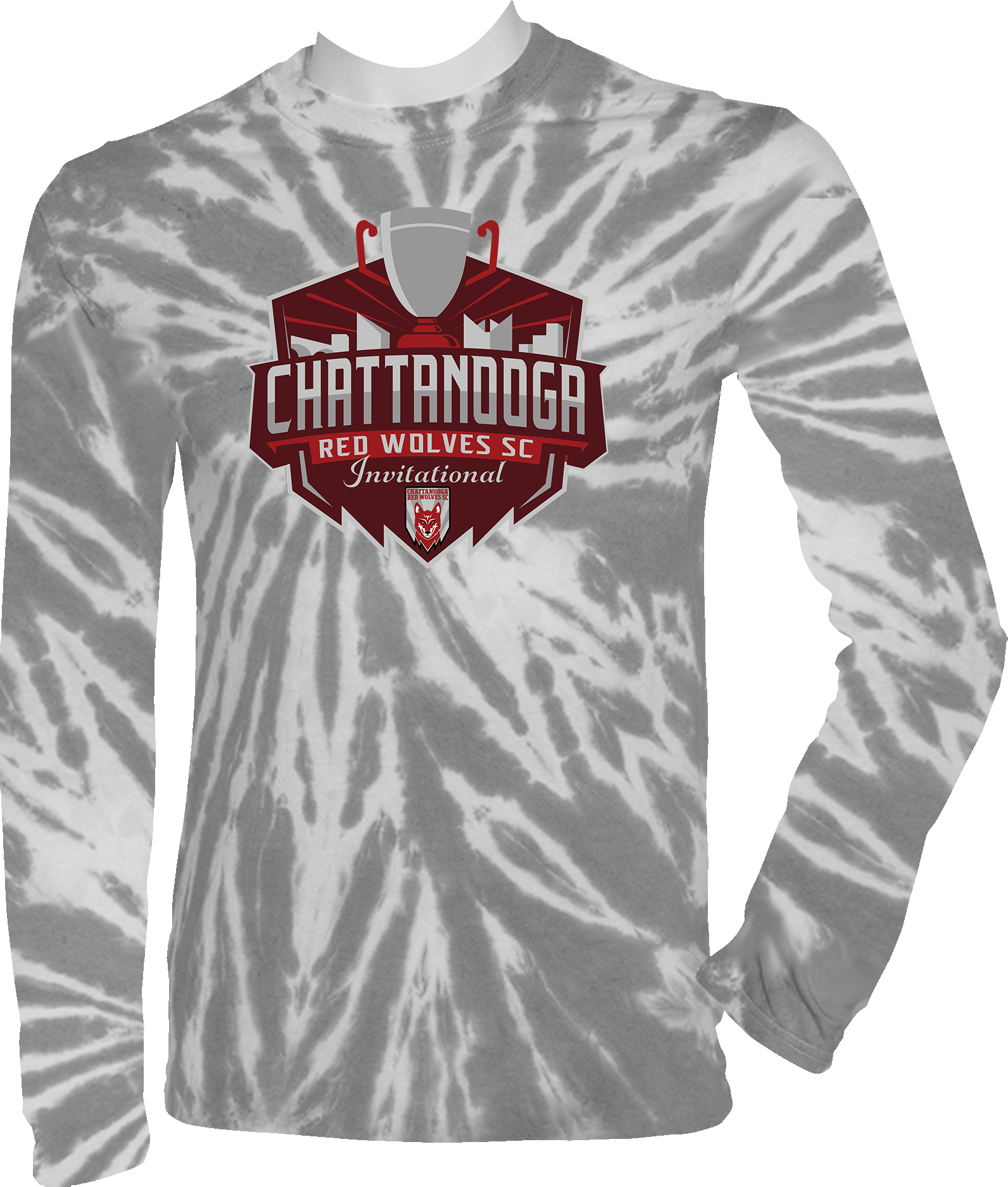 Tie-Dye Long Sleeves - 2024 Red Wolves Invitational