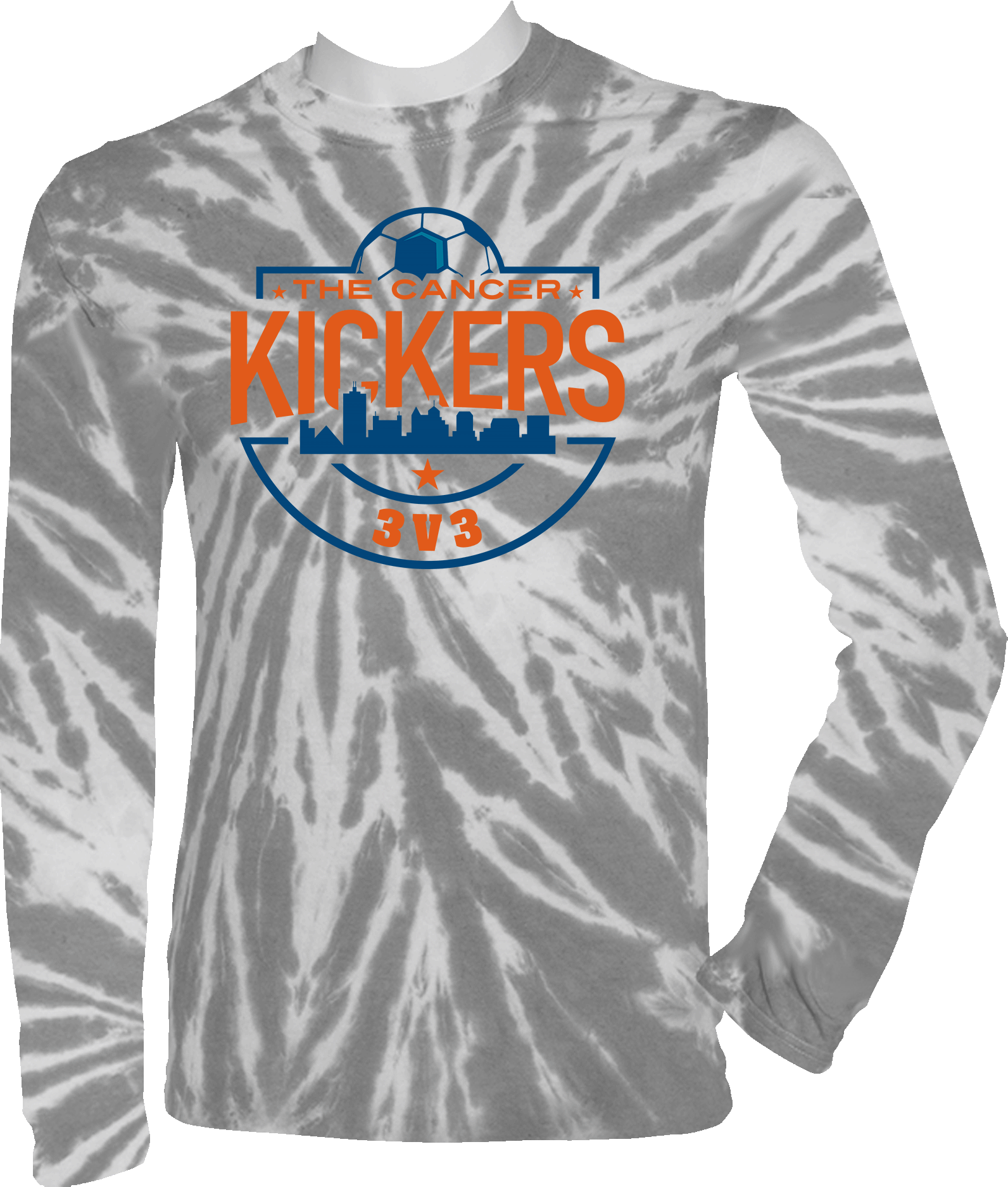 Tie-Dye Long Sleeves - 2024 The Cancer Kickers 3V3