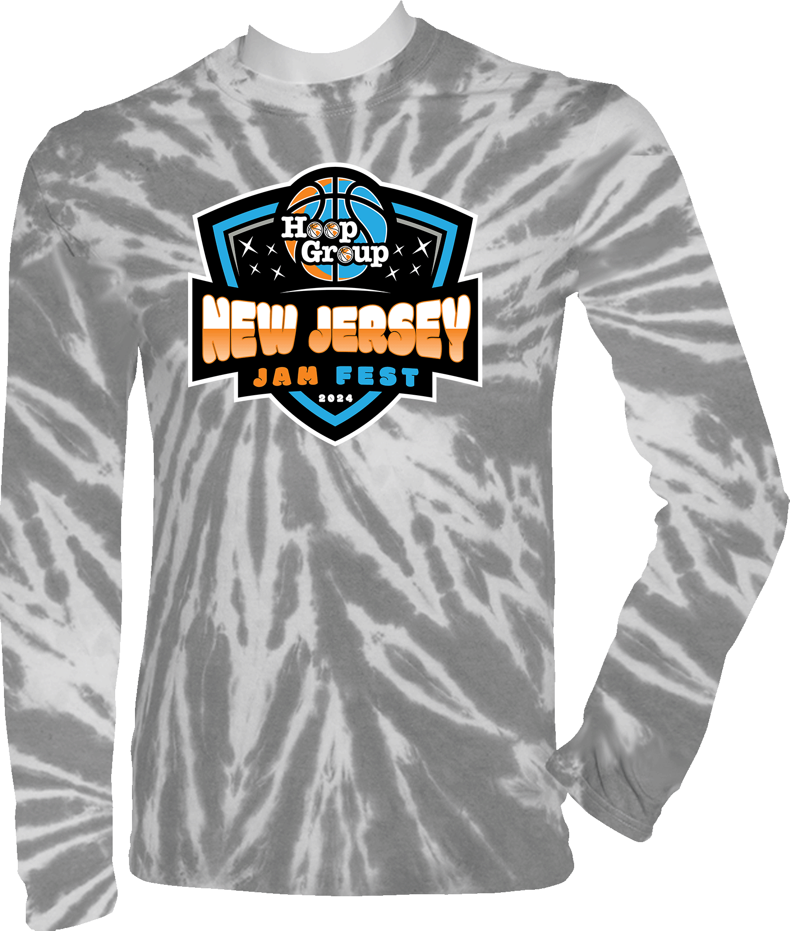 Tie-Dye Long Sleeves - 2024 Girls New Jersey Jam Fest