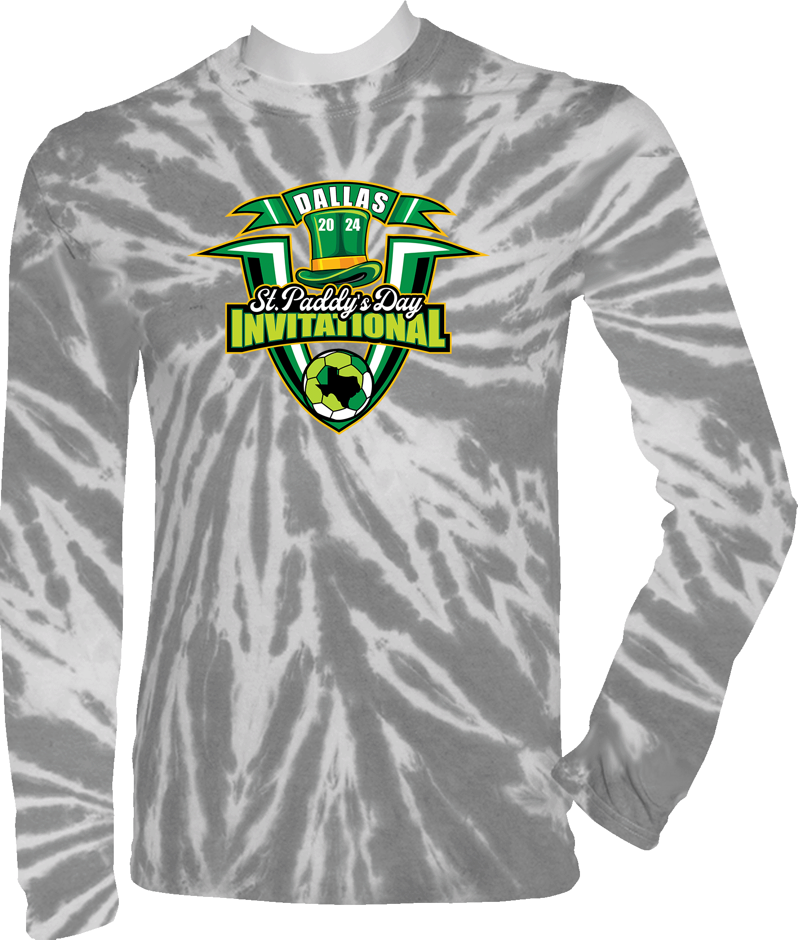 Tie-Dye Long Sleeves - 2024 Dallas St. Paddy's Day Invitational