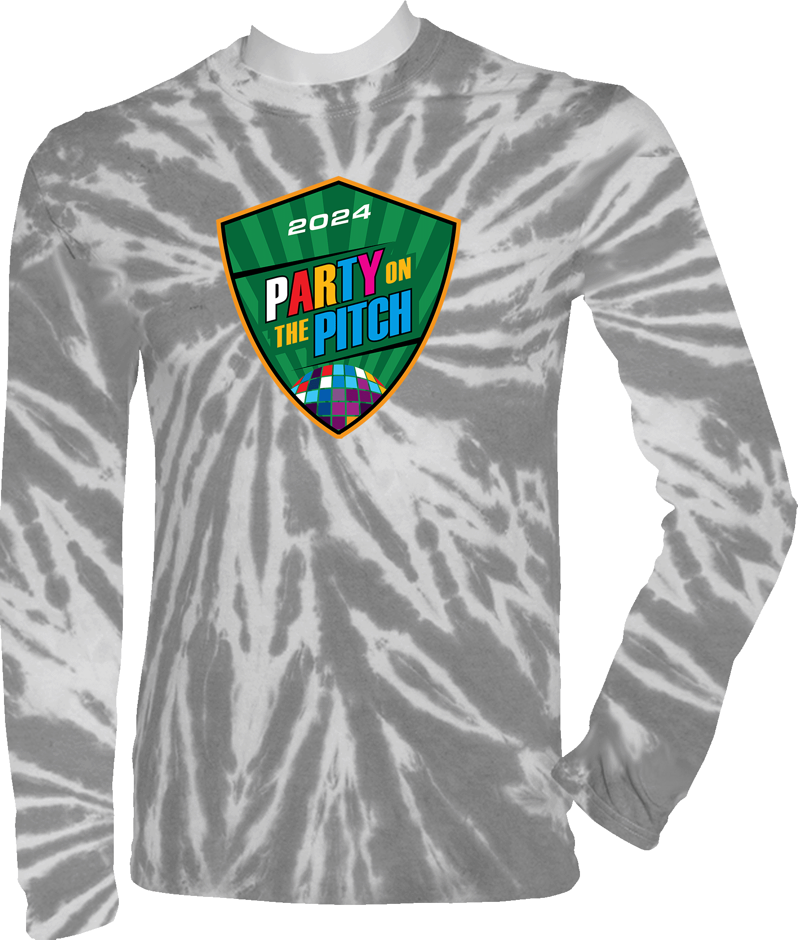 Tie-Dye Long Sleeves - 2024 Party On The Pitch