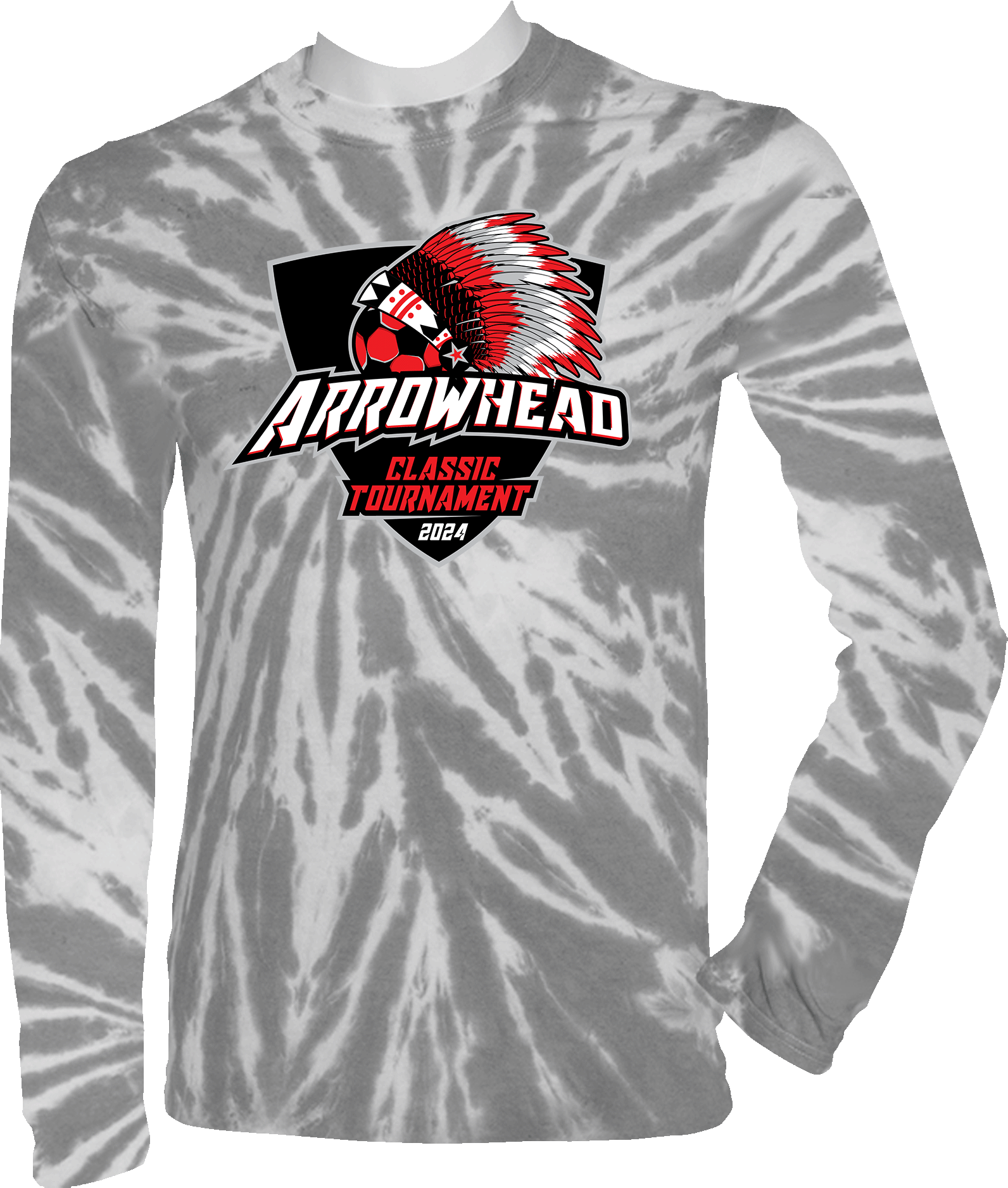 Tie-Dye Long Sleeves - 2024 Arrowhead Classic Tournament