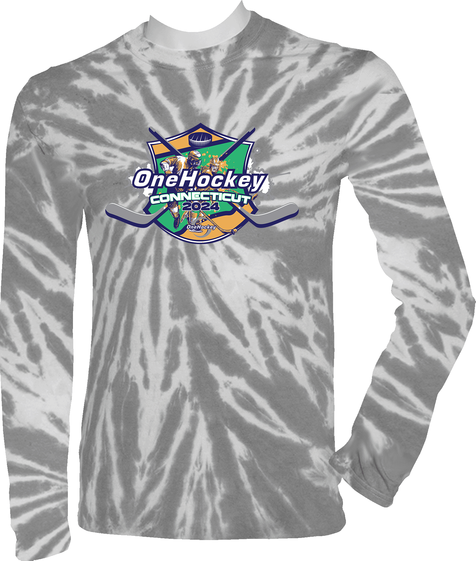 Tie-Dye Long Sleeves - 2024 OneHockey Connecticut