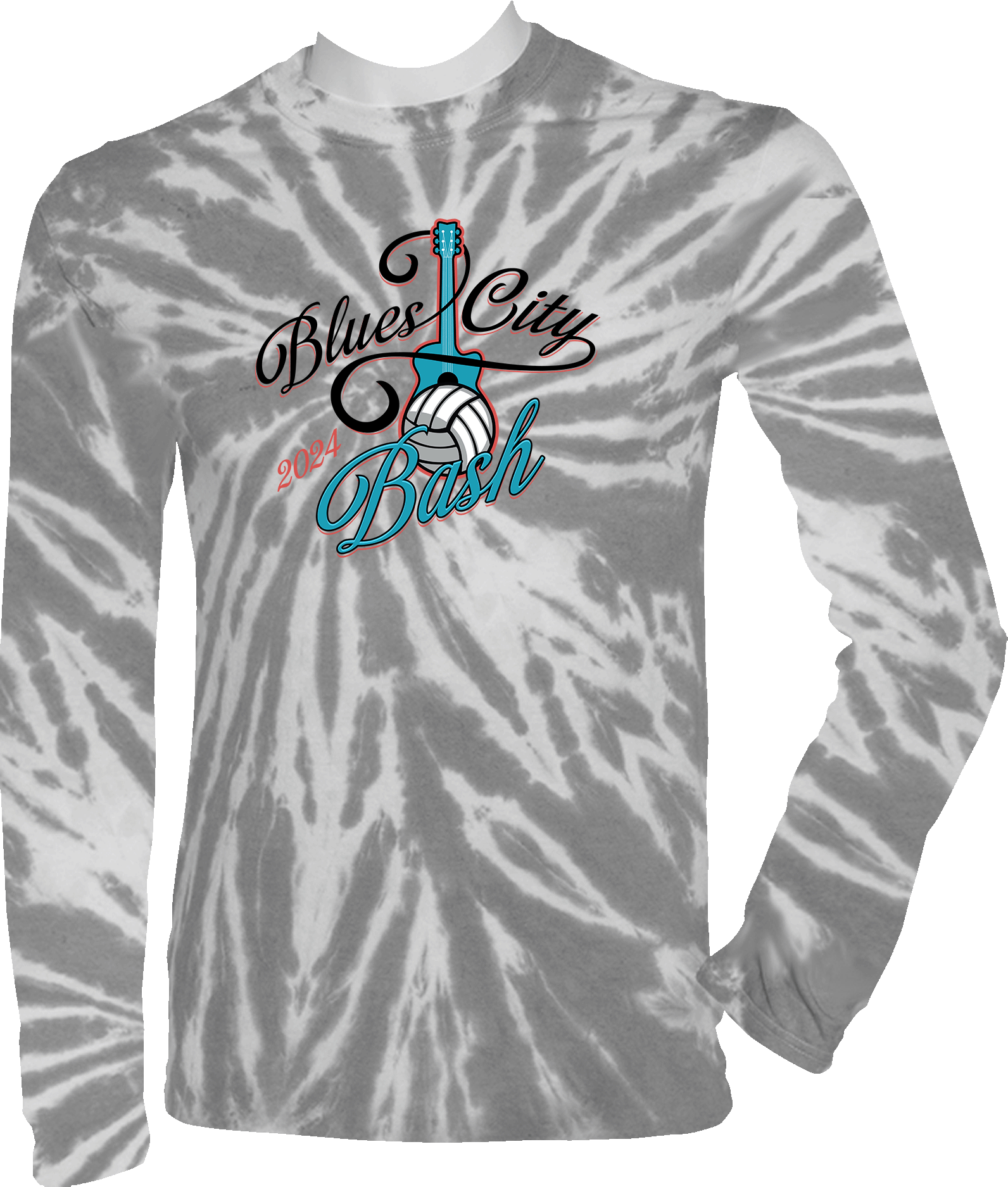 Tie-Dye Long Sleeves - 2024 Blues City Bash