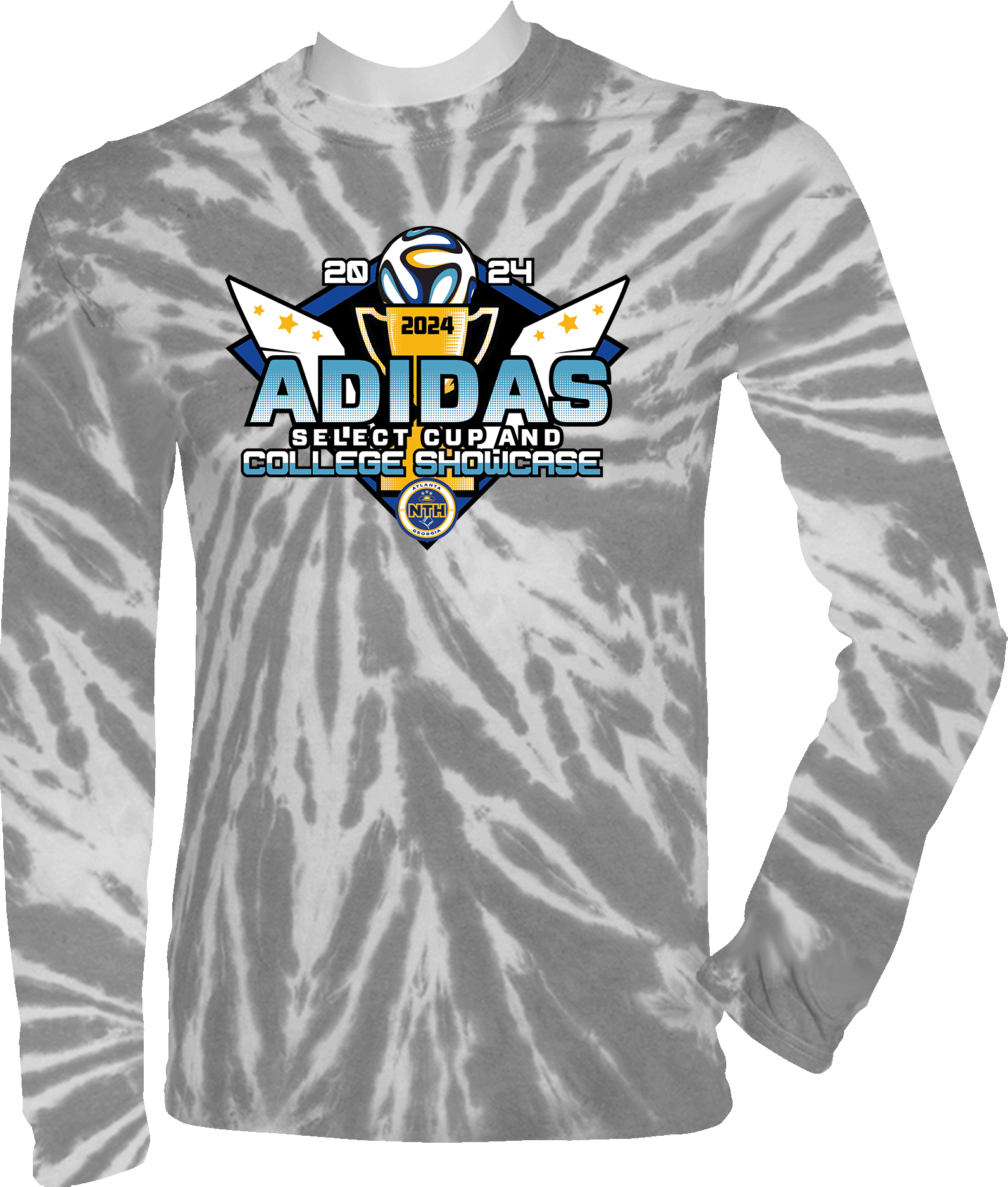 Tie-Dye Long Sleeves - 2024 NTH Adidas Select Cup and College Showcase