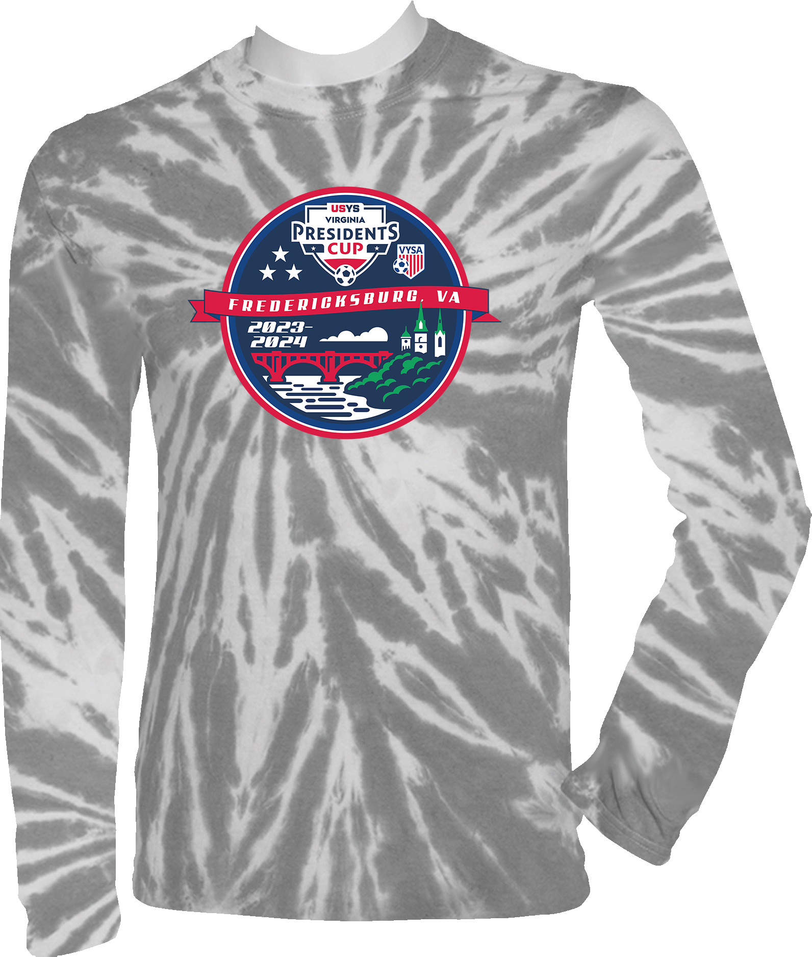 Tie-Dye Long Sleeves - 2024 USYS VA Presidents Cup Spring