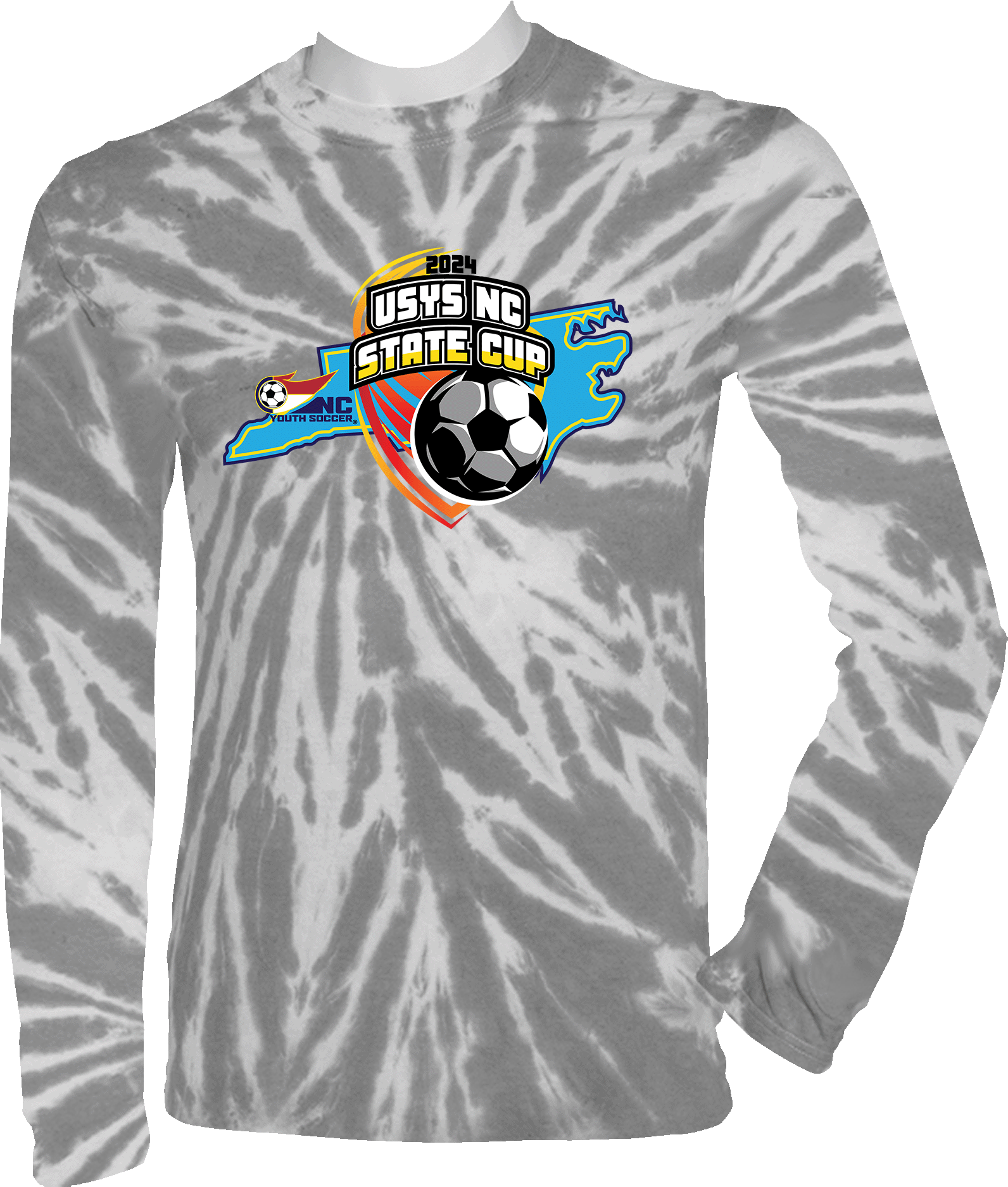 Tie-Dye Long Sleeves - 2024 USYS NC State Cup