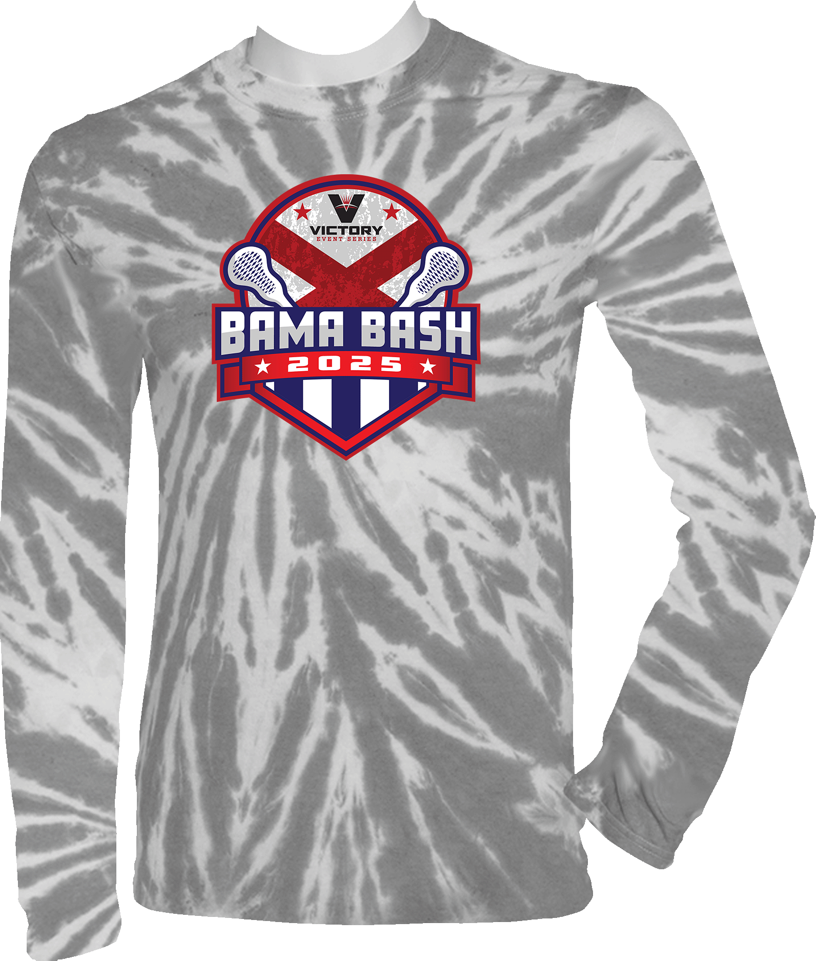 Tie-Dye Long Sleeves - 2025 Bama Bash