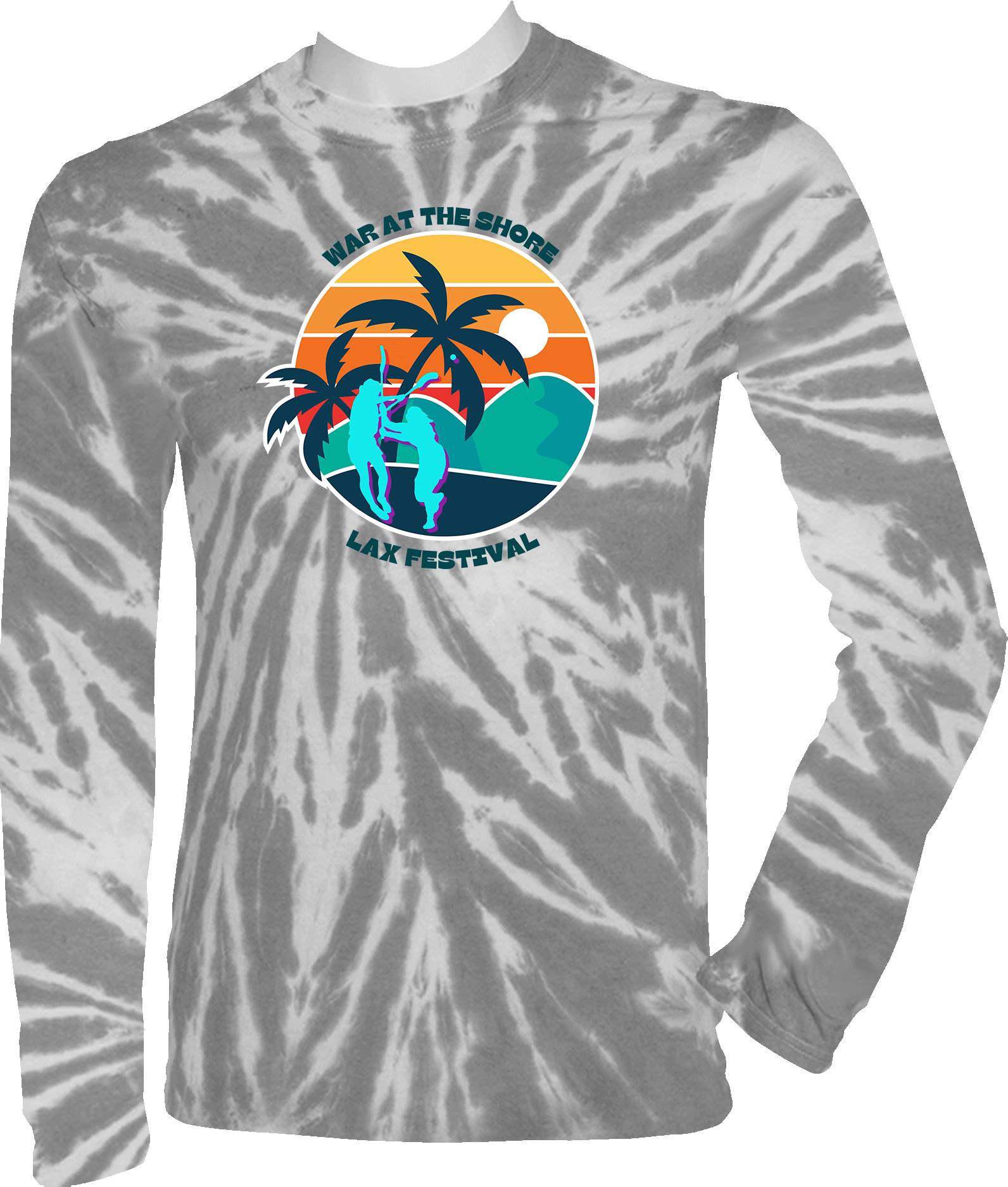 Tie-Dye Long Sleeves - 2024 War At The Shore