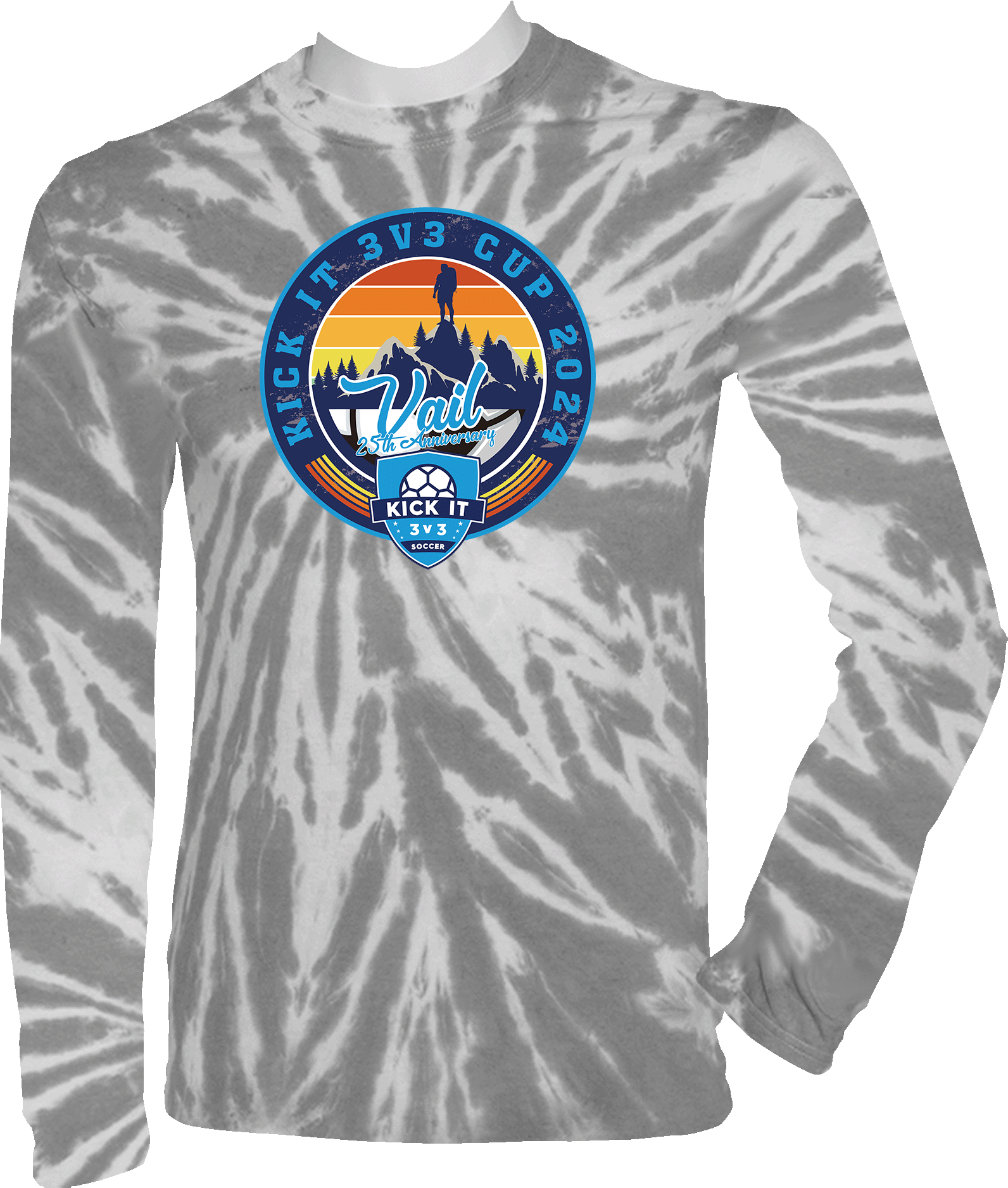 Tie-Dye Long Sleeves - 2024 Vail Kick It 3v3 Cup