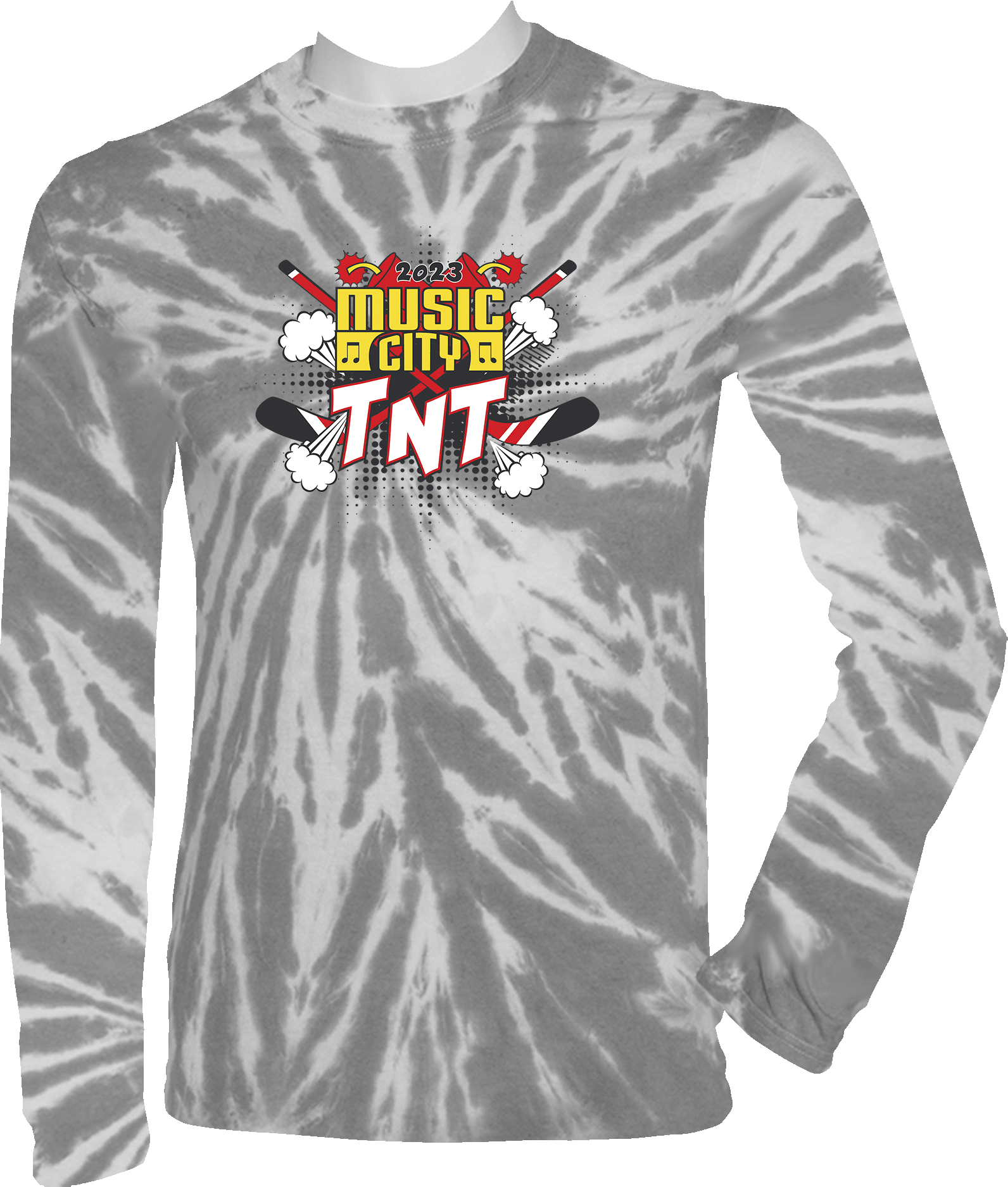 Tie-Dye Long Sleeves  -  2023 Music City Nashville TNT