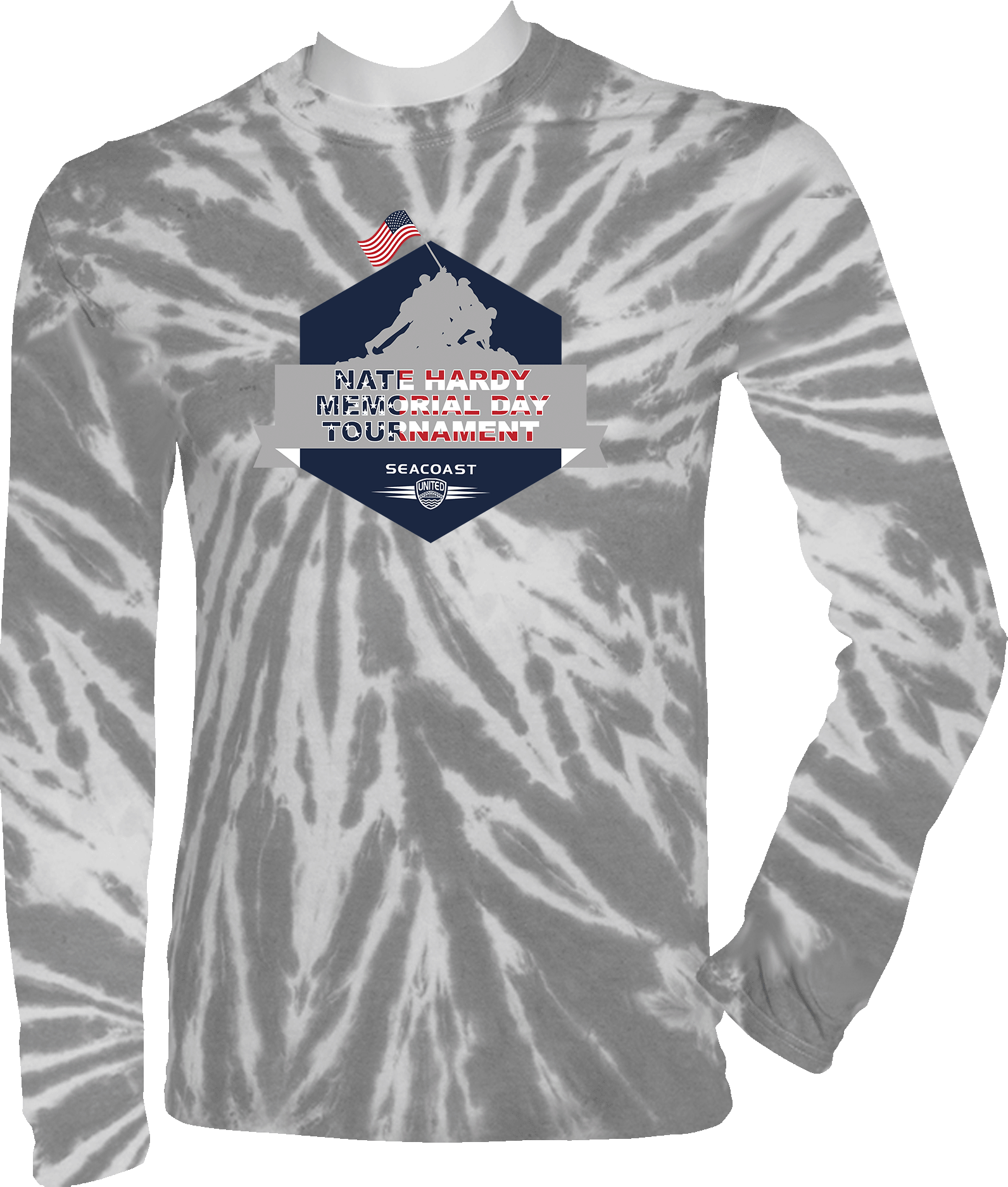 TIE-DYE LONG SLEEVES - 2023 Nate Hardy Memorial Day Tournament