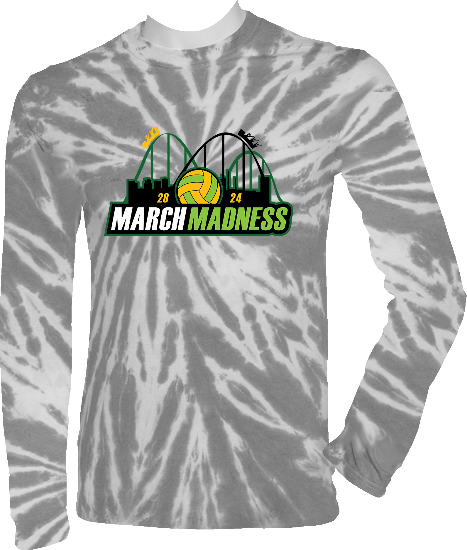 Tie-Dye Long Sleeves - 2024 March Madness