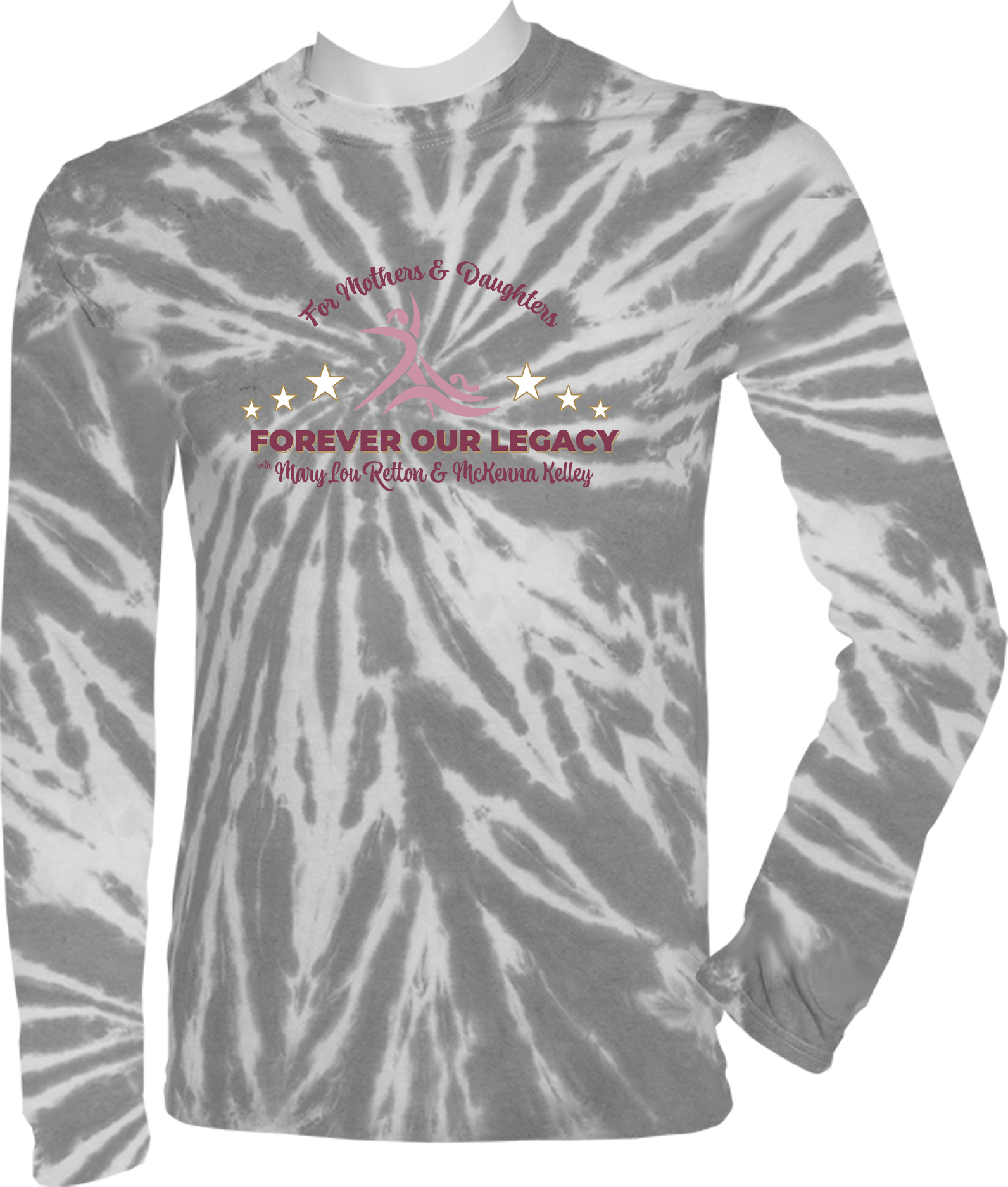 Tie-Dye Long Sleeves - 2024 For Mothers & Daughters Forever Our Legacy Mary Lou Retton