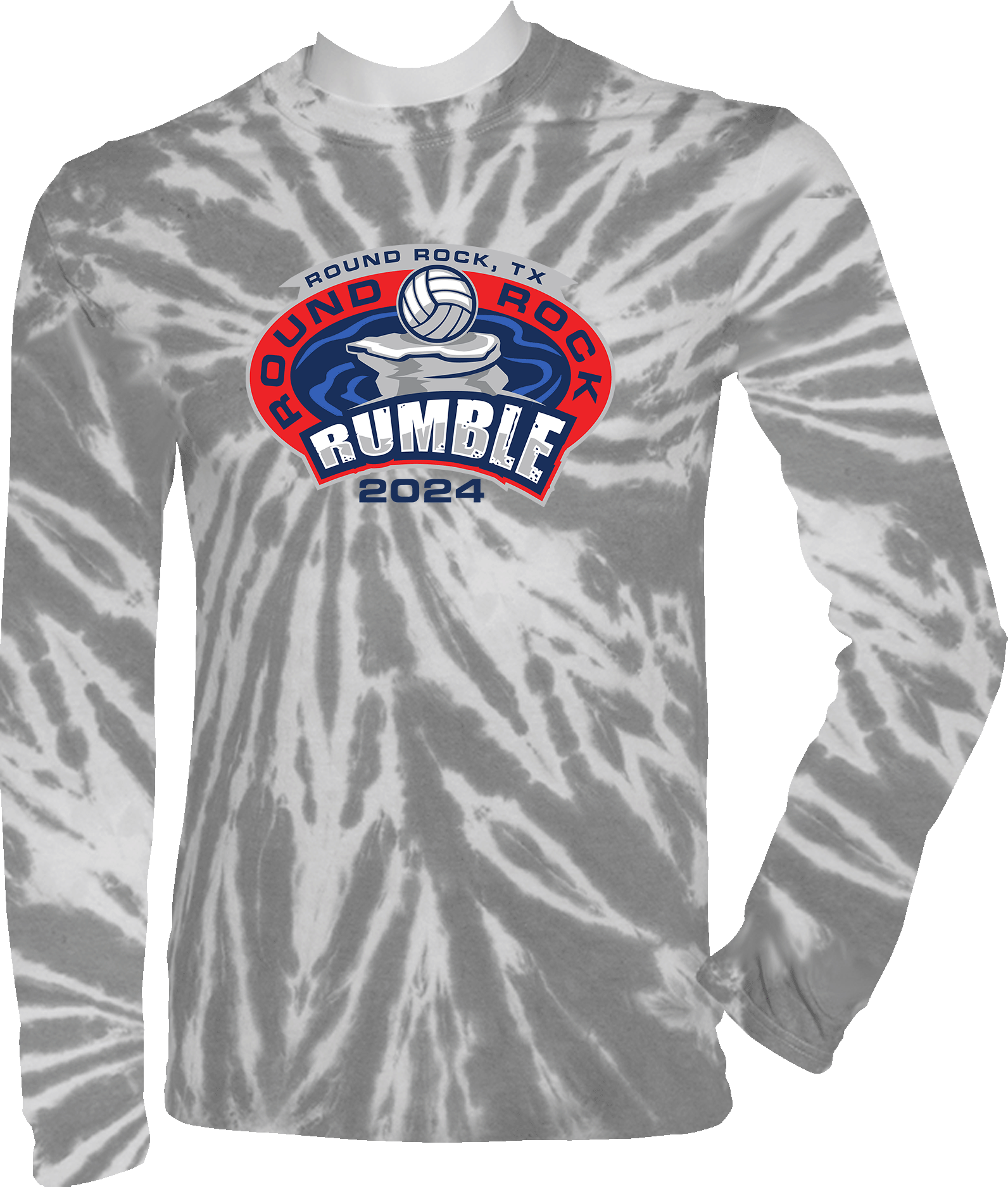 Tie-Dye Long Sleeves - 2024 Round Rock Rumble