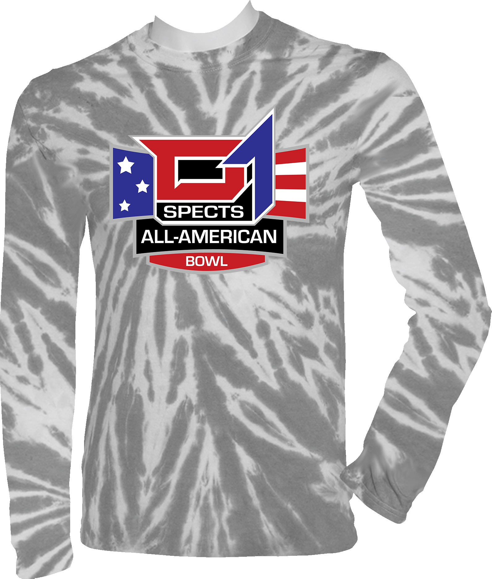 Tie-Dye Long Sleeves - 2024 D1 All American Bowl National Championship