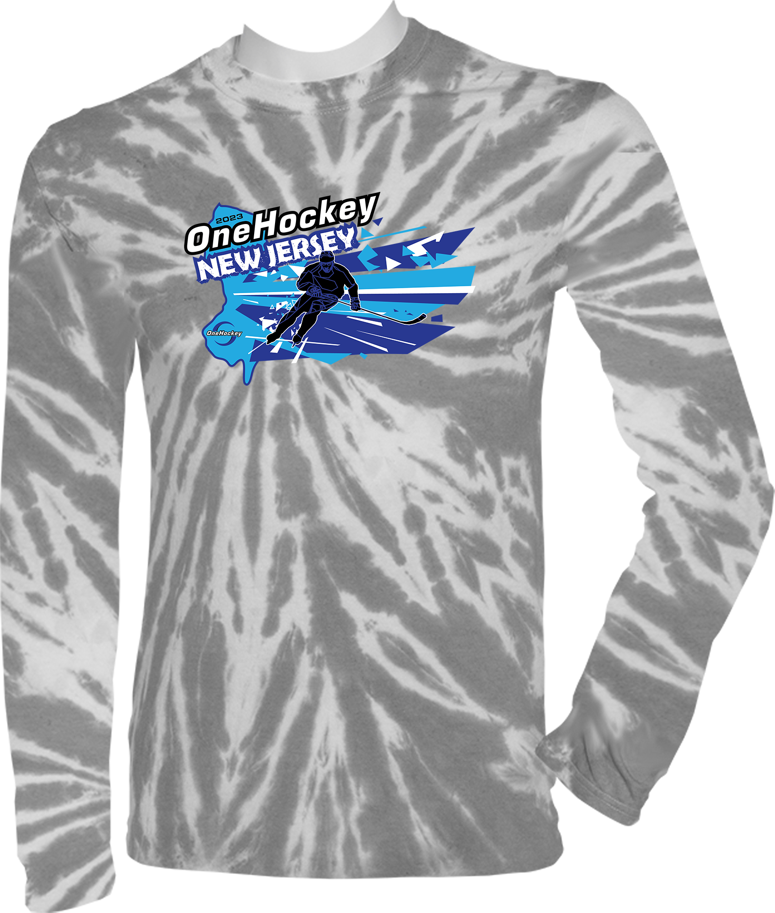 Tie-Dye Long Sleeves - 2023 OneHockey New Jersey