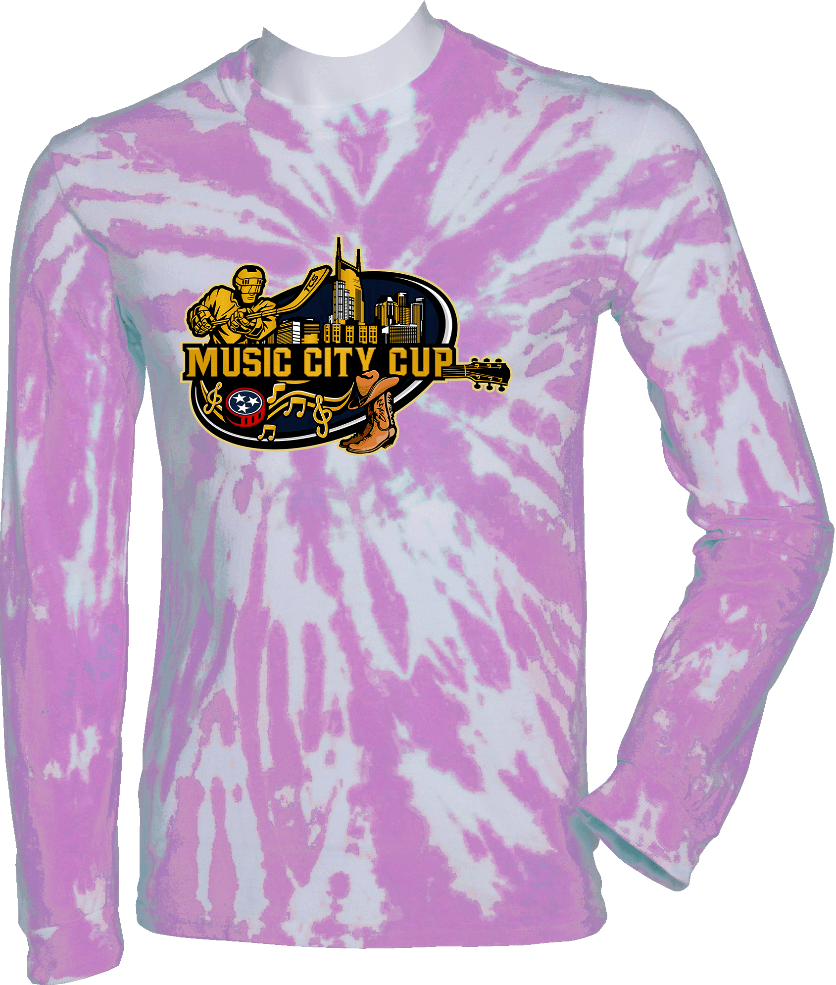 Tie-Dye Long Sleeves - 2024 Music City Cup