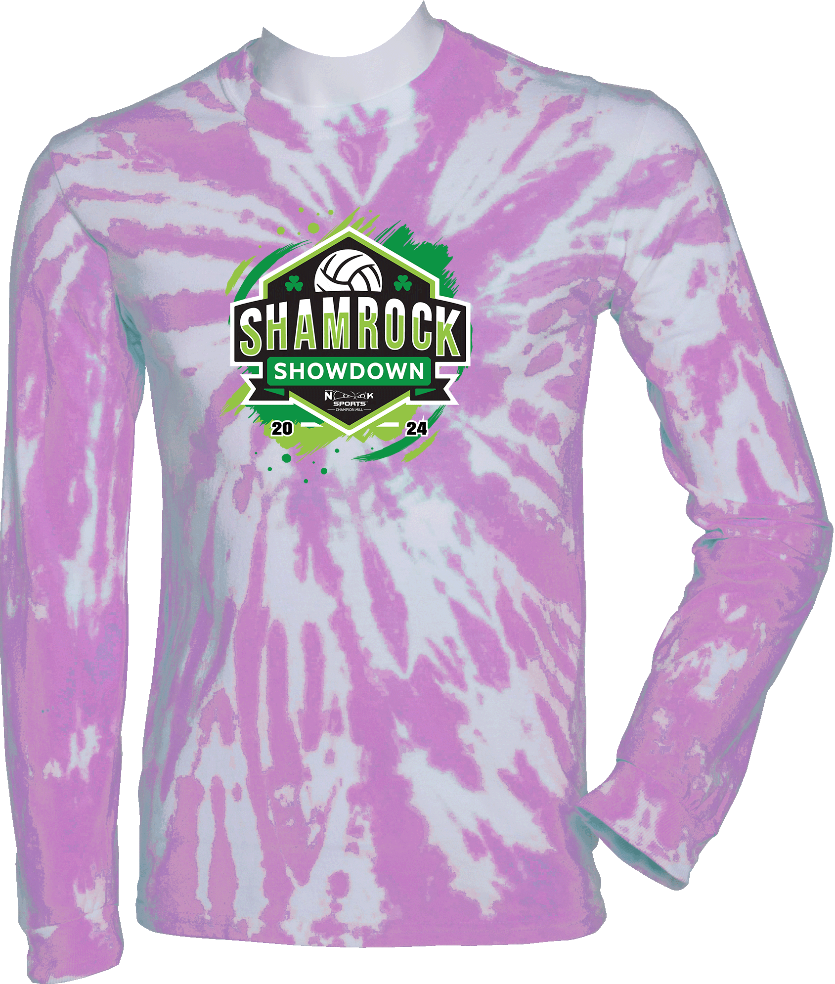 Tie-Dye Long Sleeves - 2024 Shamrock Showdown