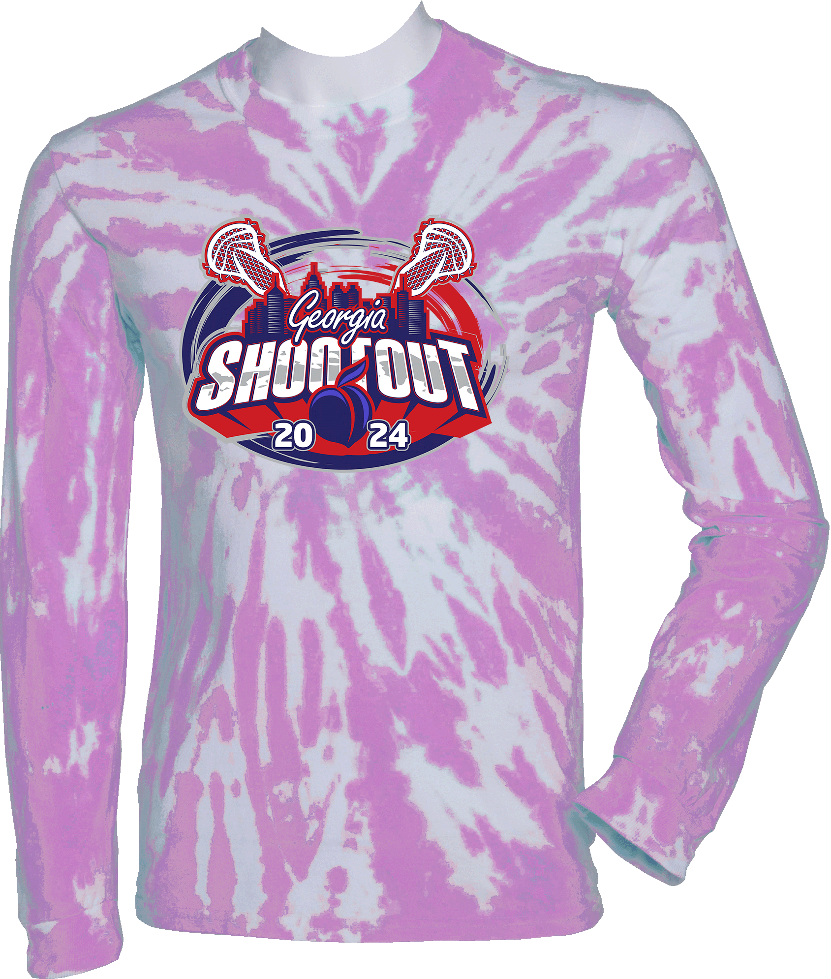 Tie-Dye Long Sleeves - 2024 Georgia Shootout